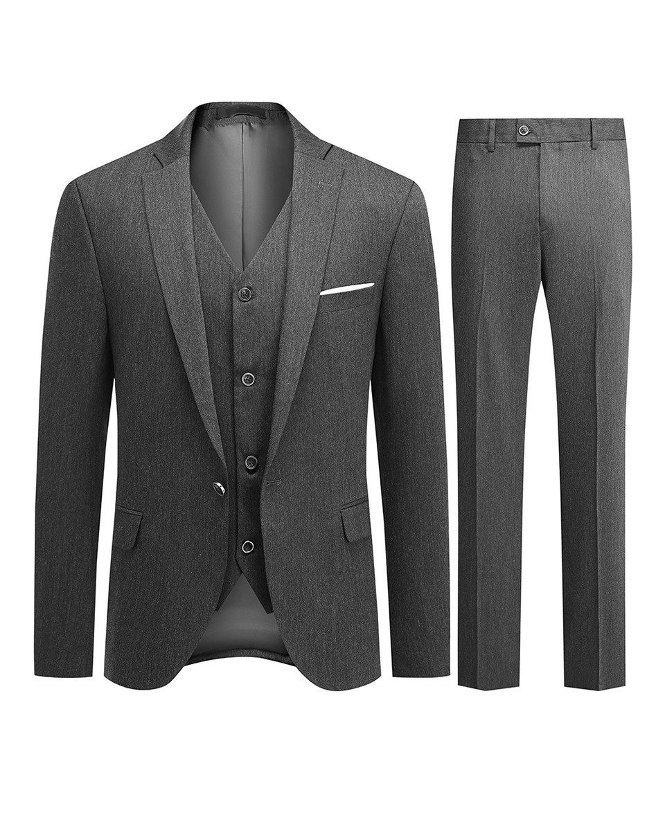 Allthemen Anzug (3 tlg, Anzug Set)