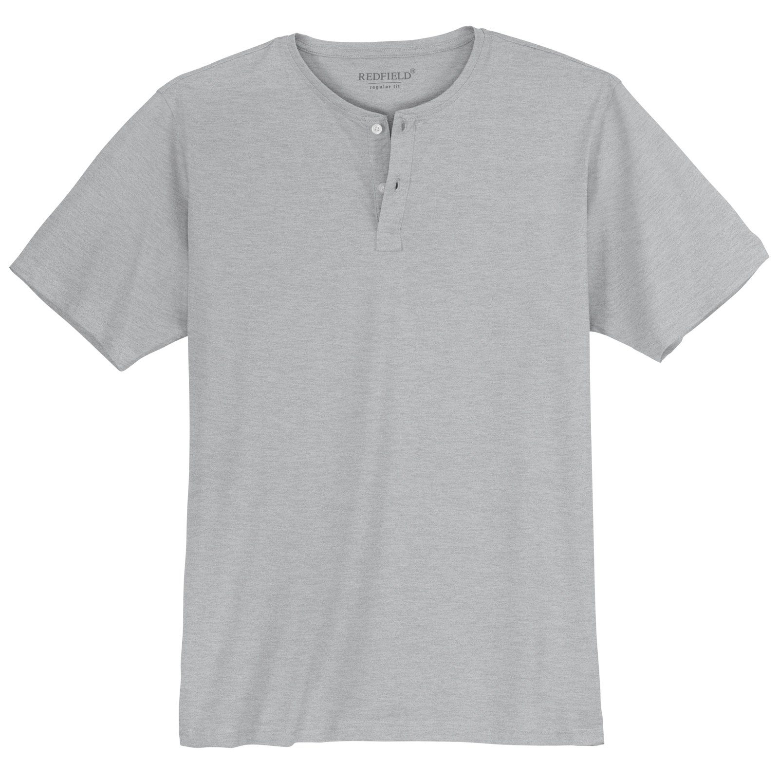 redfield Rundhalsshirt Redfield Übergrößen T-Shirt grau