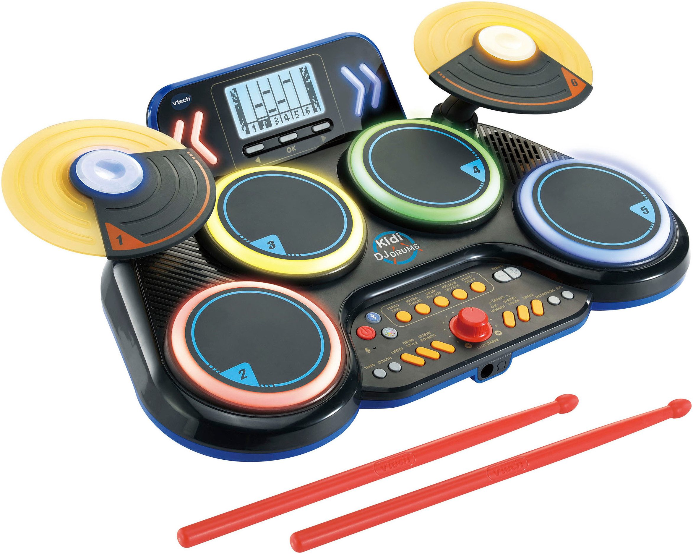 Vtech® Spielzeug-Musikinstrument Kidi DJ Drums, mit