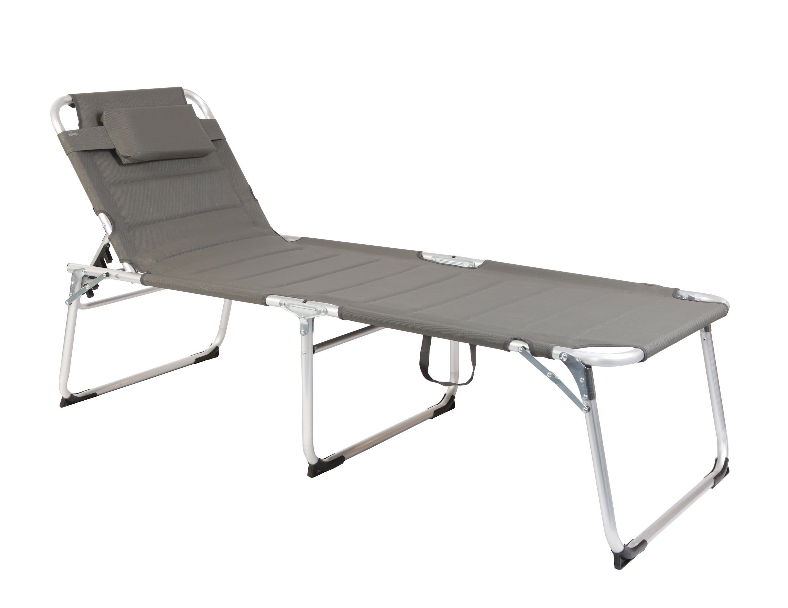 Spetebo Gartenliege XXL Aluminium Gartenliege 200