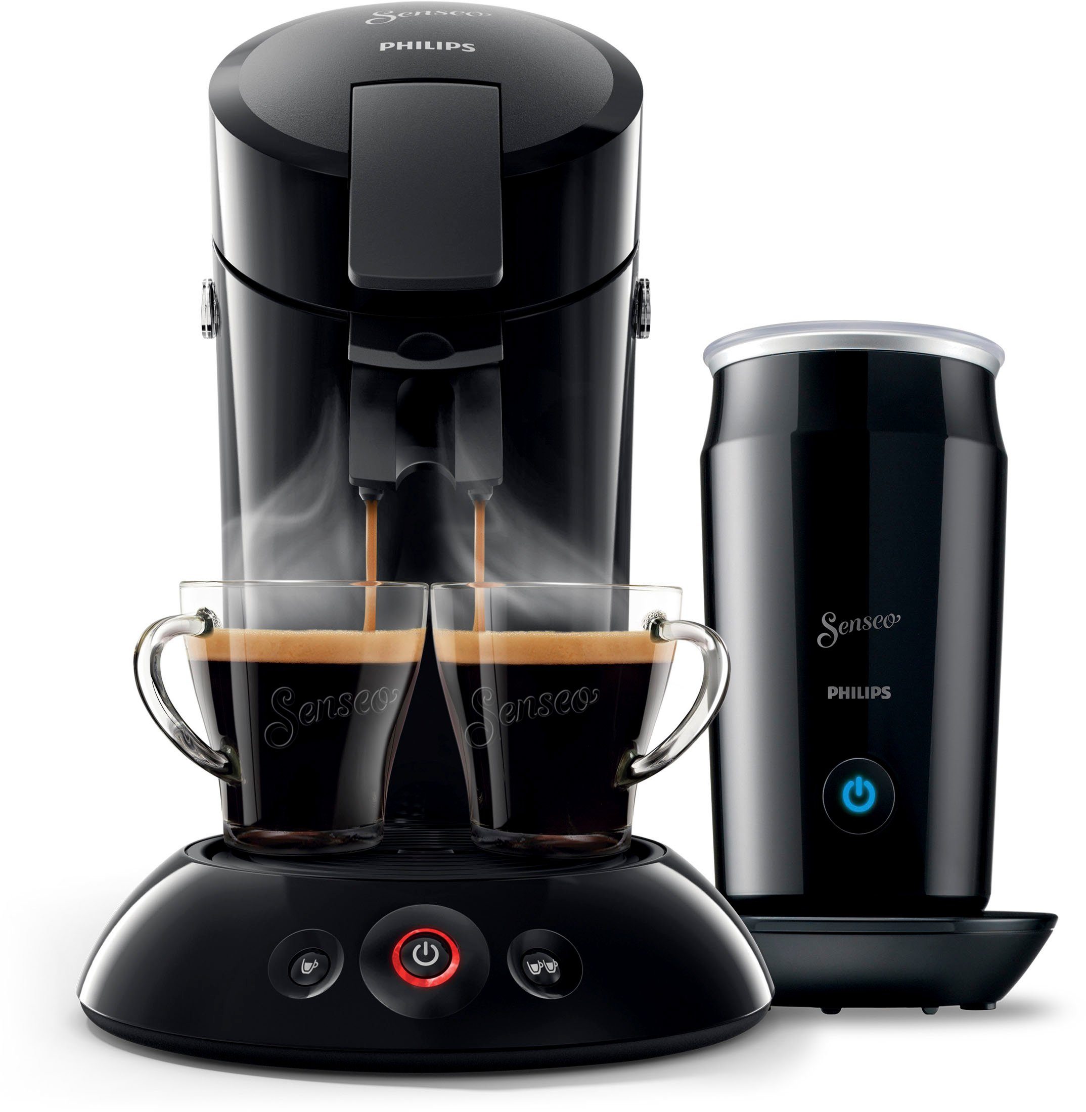 Philips Senseo Kaffeepadmaschine Original HD6553/65, inkl.