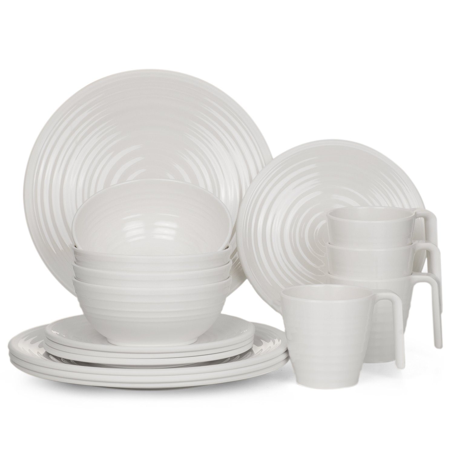 Moritz Geschirr-Set Camping Geschirr Crema aus,