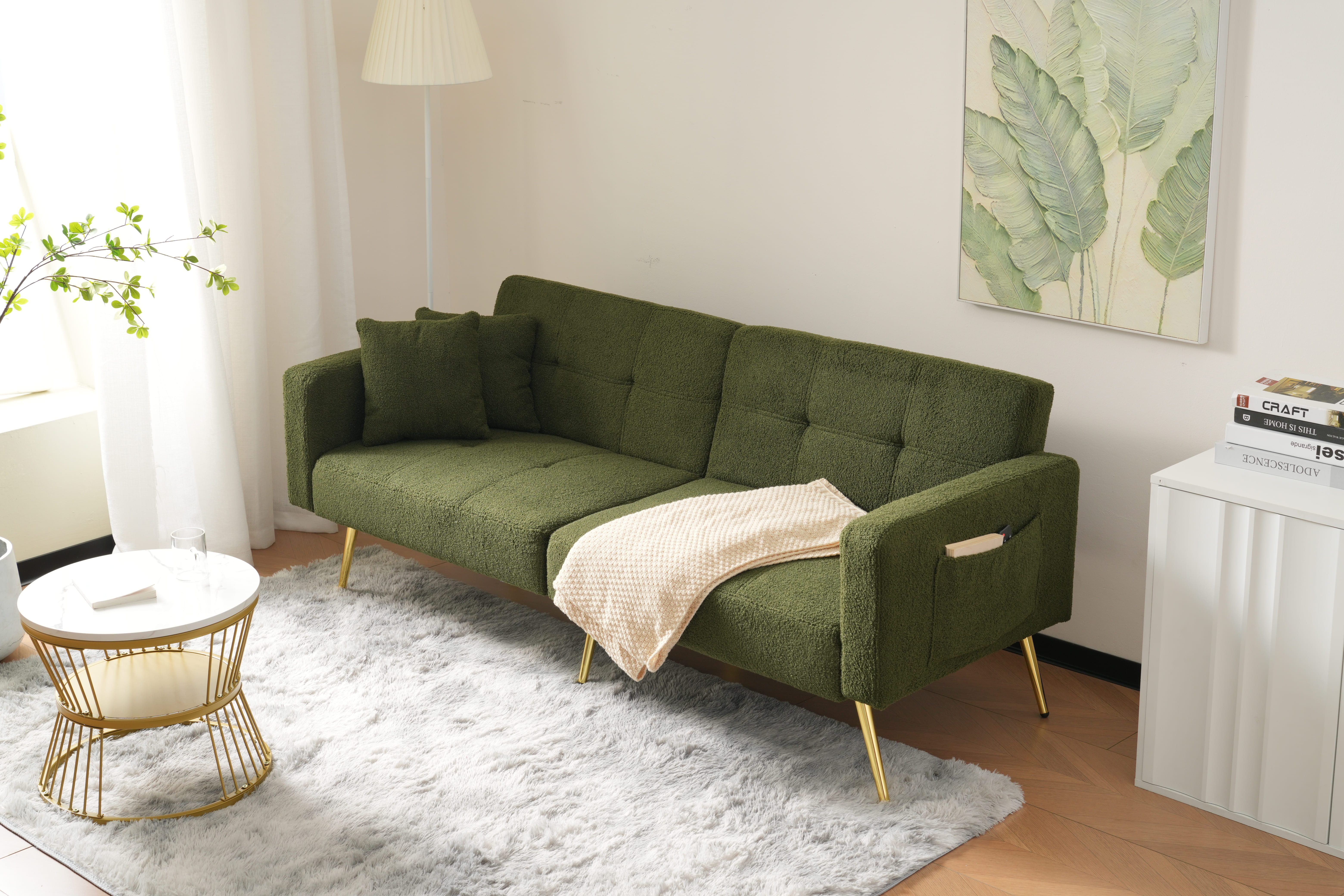 STILVORA Schlafsofa Zweisitzer Schlafsofa verstellbarem Winkel