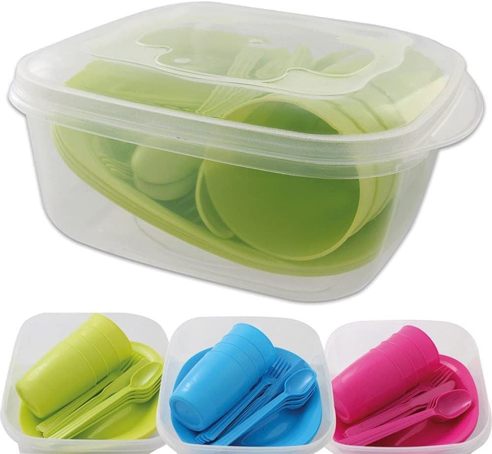 emeco Geschirr-Set Picknick 6 Personen Geschirrset