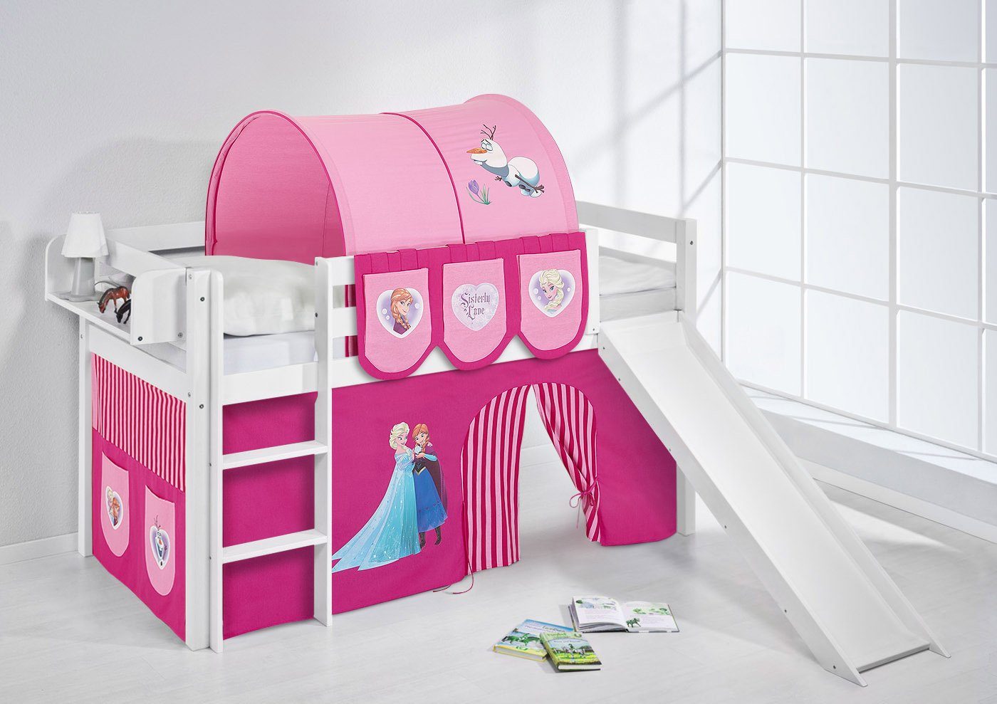 Lilokids Hochbett Hochbett JELLE mit Rutsche