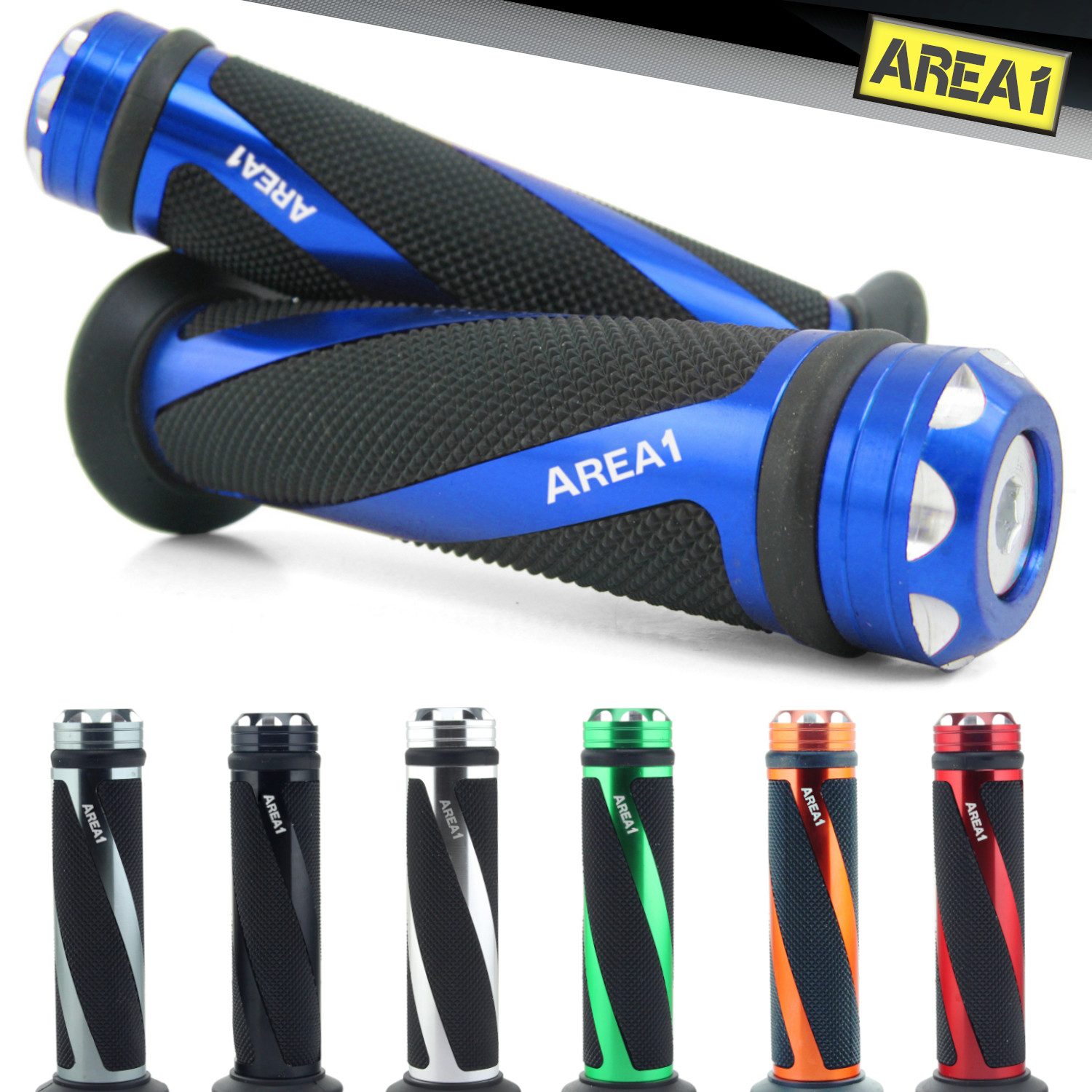 Area1 Griff Lenkergriffe für Motorrad Motorroller