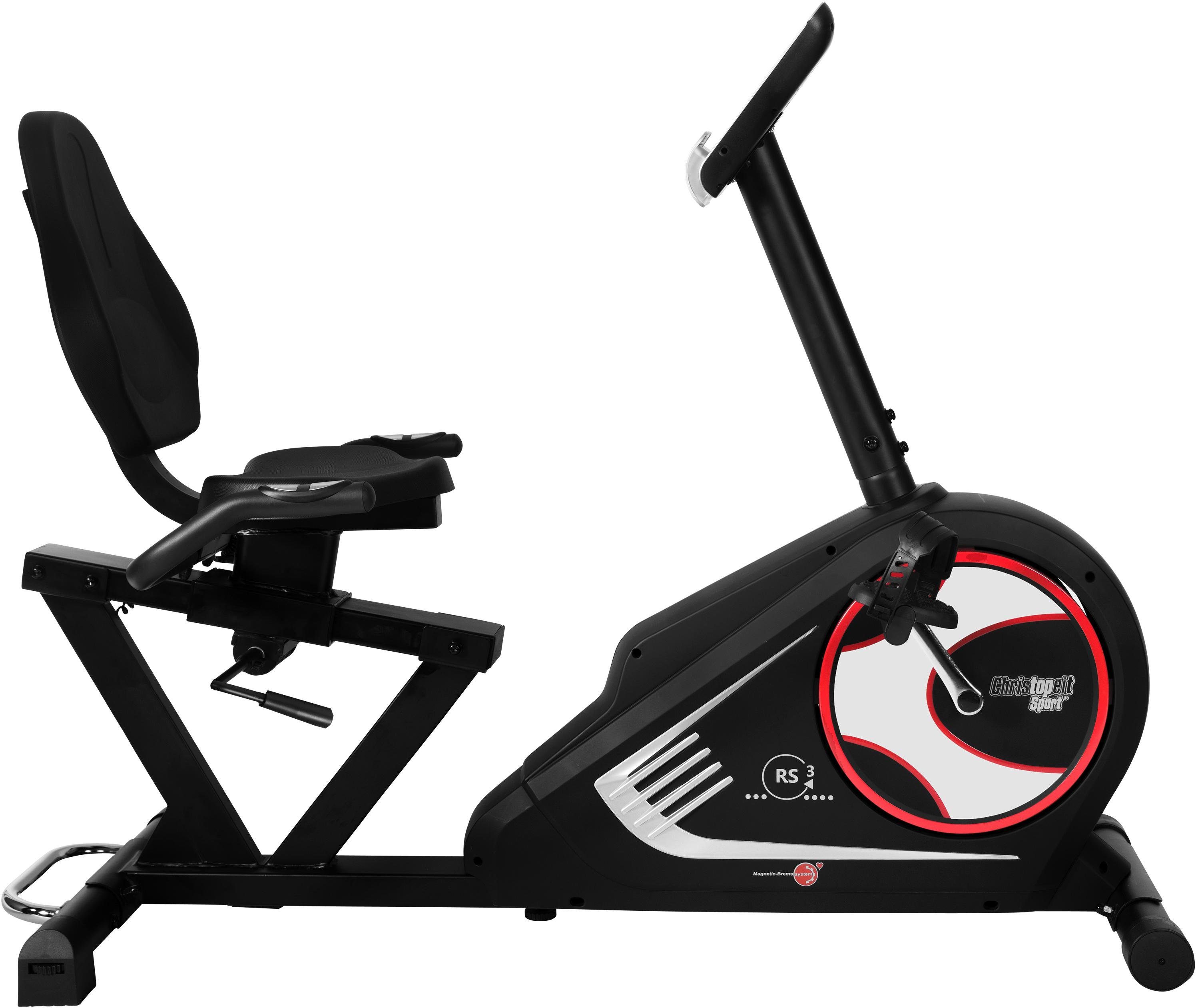 Christopeit Sport® Liege-Ergometer RS 3 (mit