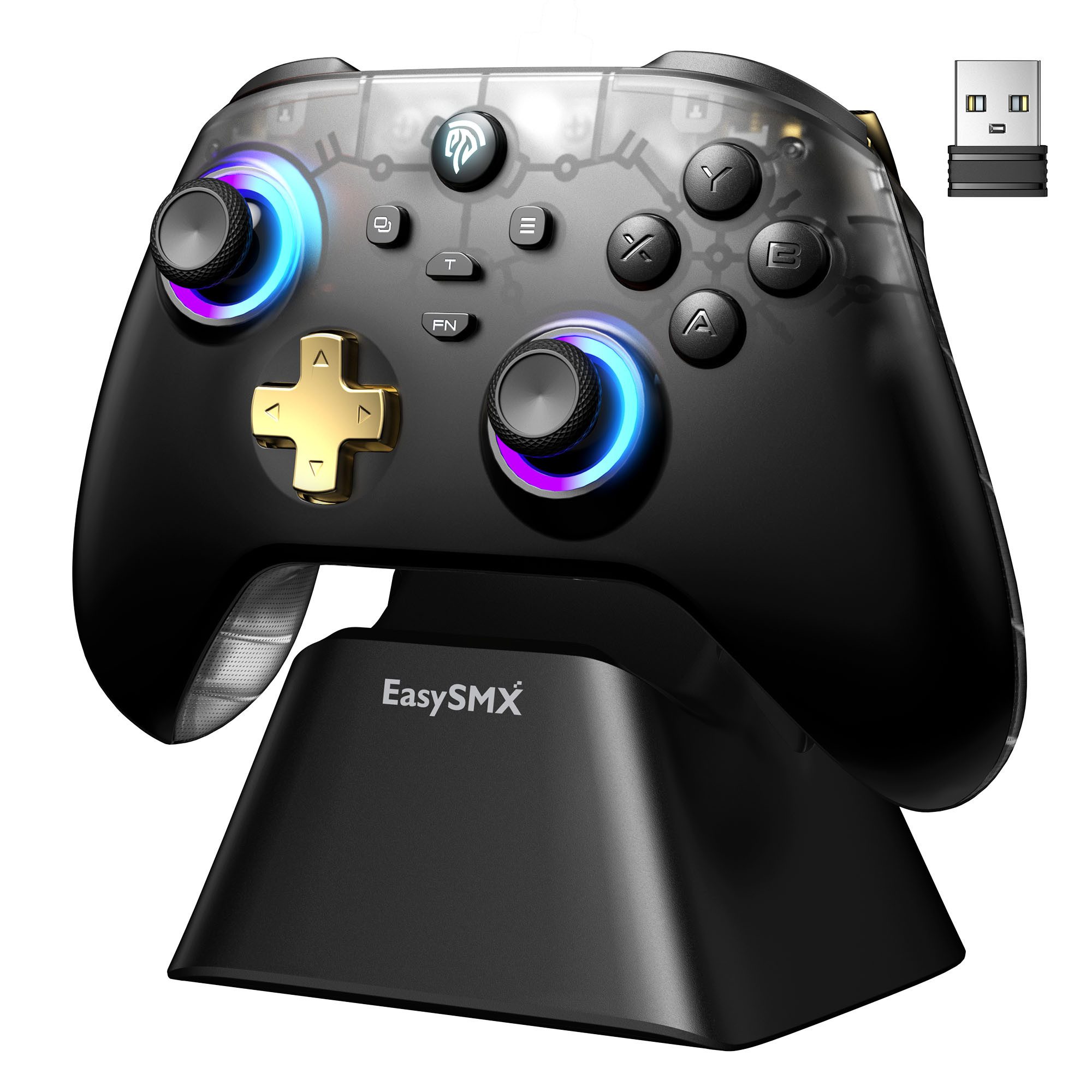 Fanttik PC Controller mit Ladestation, Controller