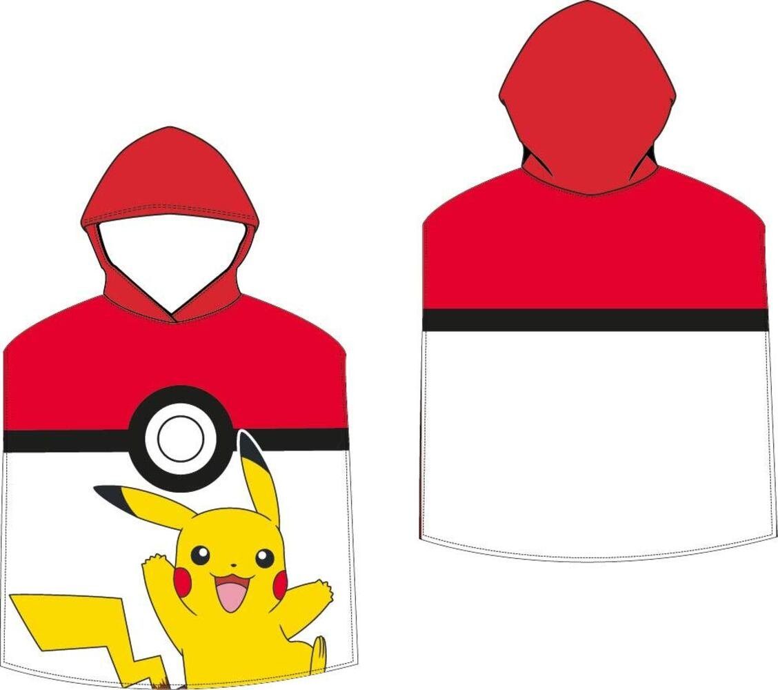 POKÉMON Kapuzenhandtuch Pokemon Poncho Strandtuch mit