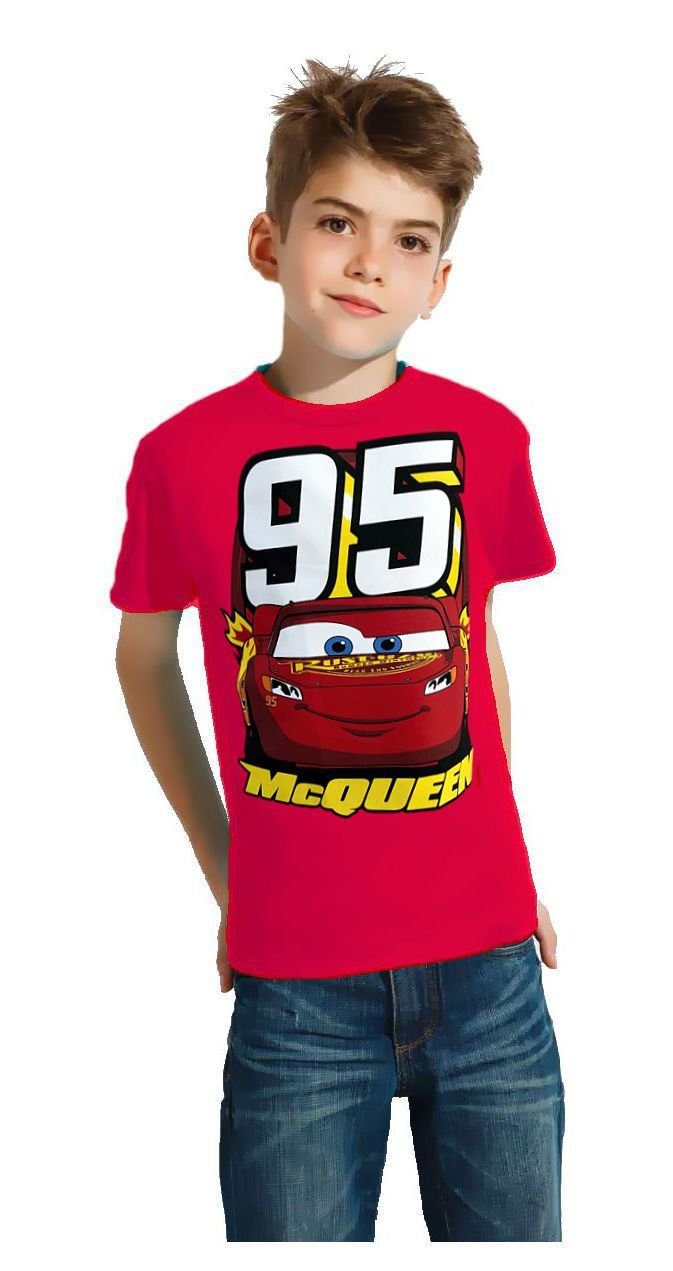Cars Print-Shirt CARS Jungen T-Shirt McQueen