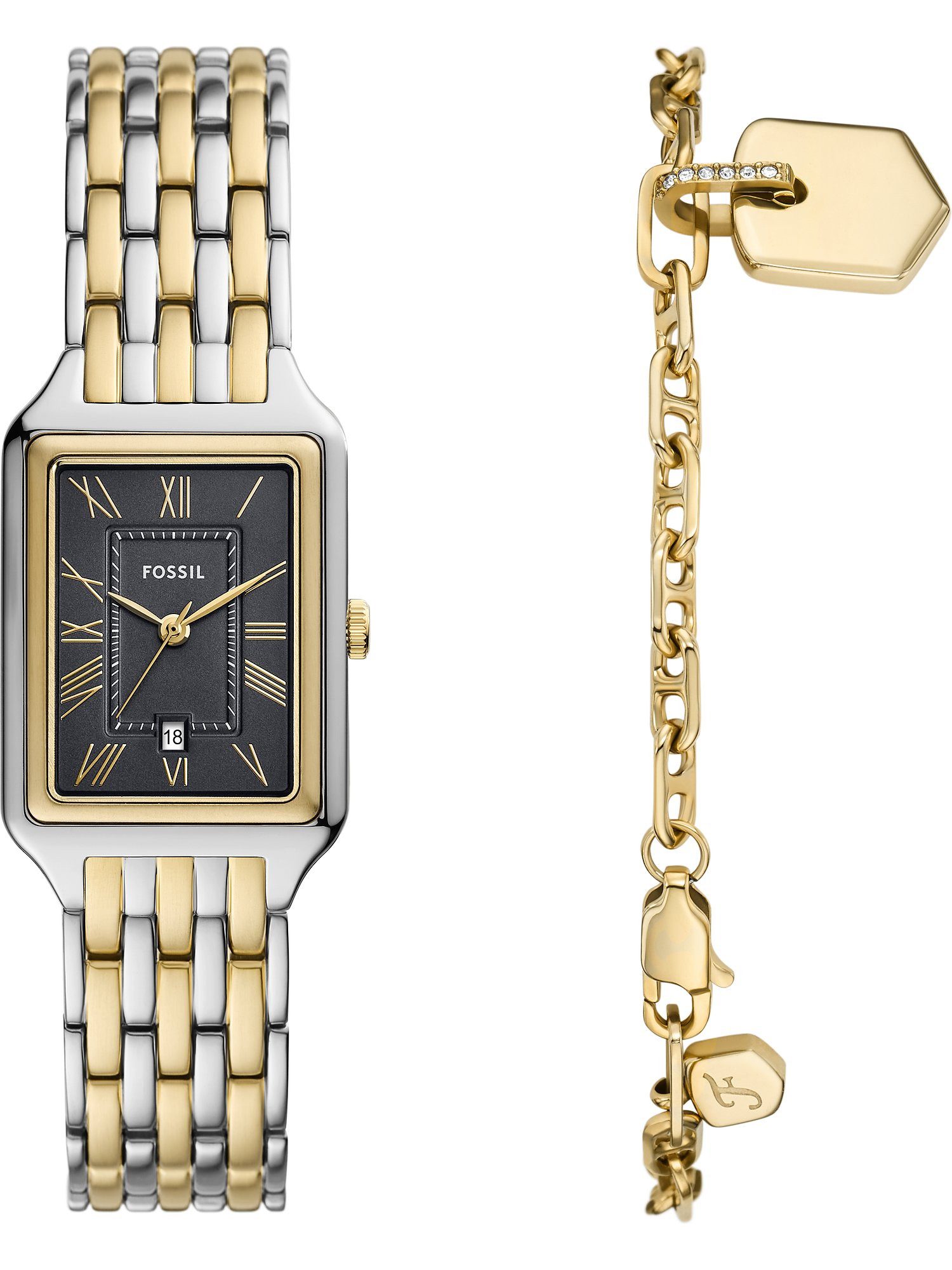 Fossil Quarzuhr Fossil Damen-Uhren-Sets Analog Quarz