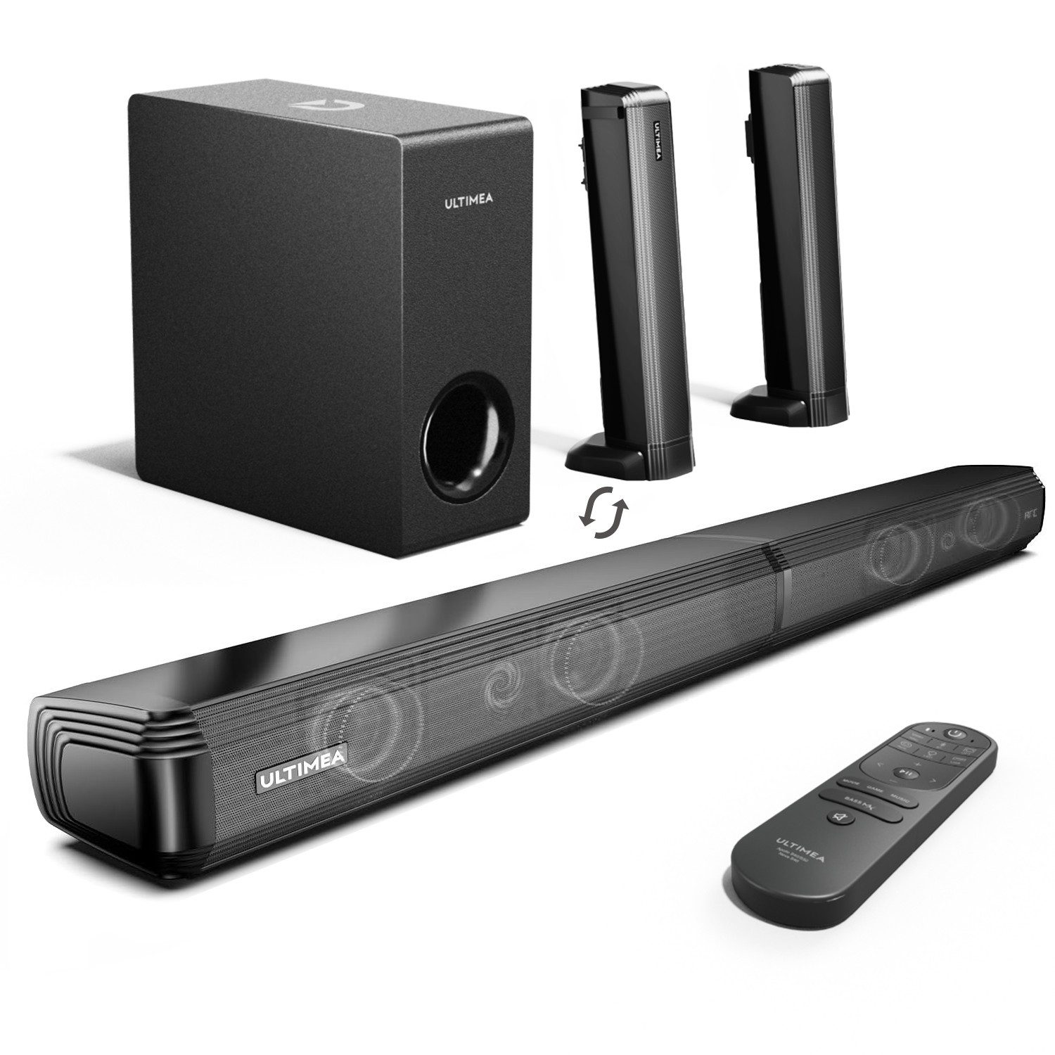 Ultimea Apollo S50 Teilbare 2-in-1 Soundbar