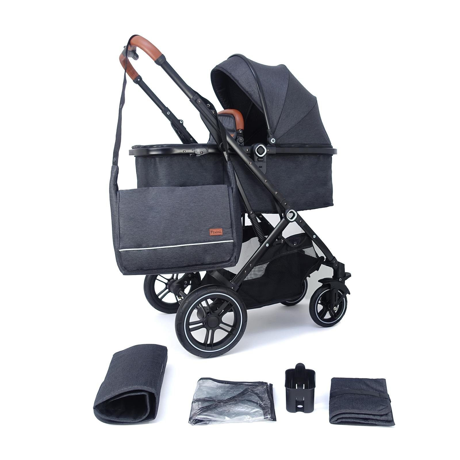 Pixini Kombi-Kinderwagen Pixini Lania Kinderwagen