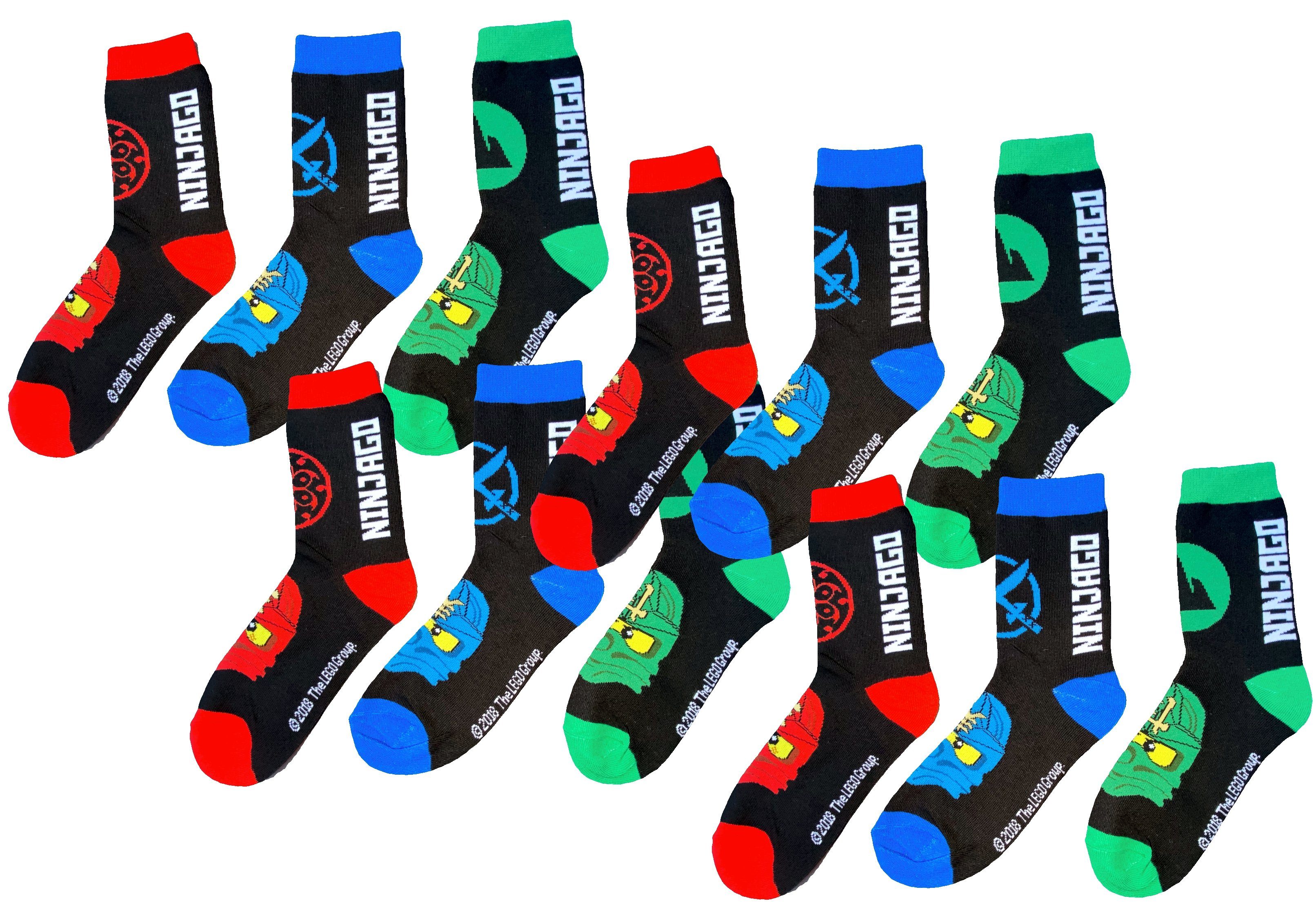 LEGO® kidswear Freizeitsocken 12x LEGO NINJAGO