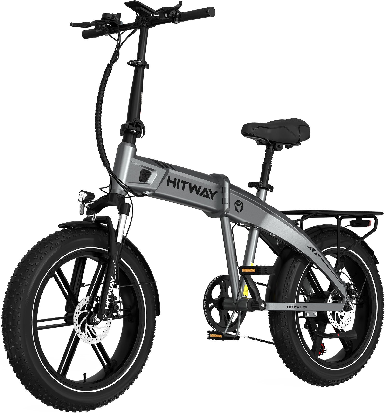 HITWAY E-Bike Klapprad 20*4,0 zoll Elektrofahrrad