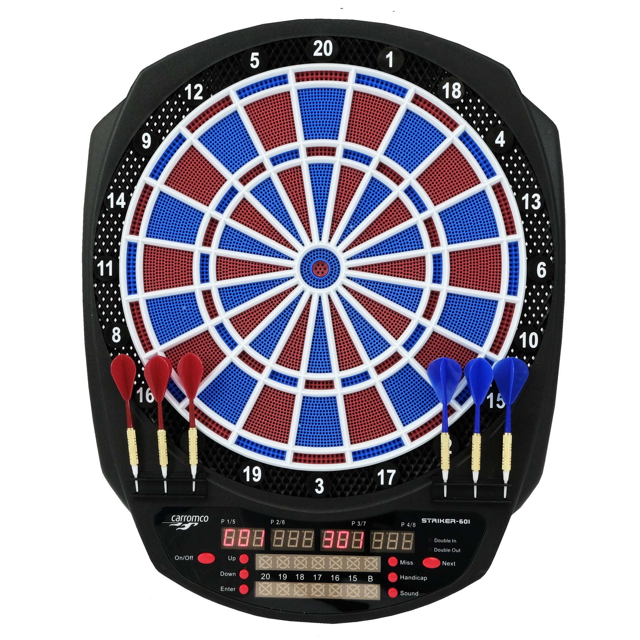 Carromco Dartscheibe STRIKER-601, elektronisches Dartboard, (Set,
