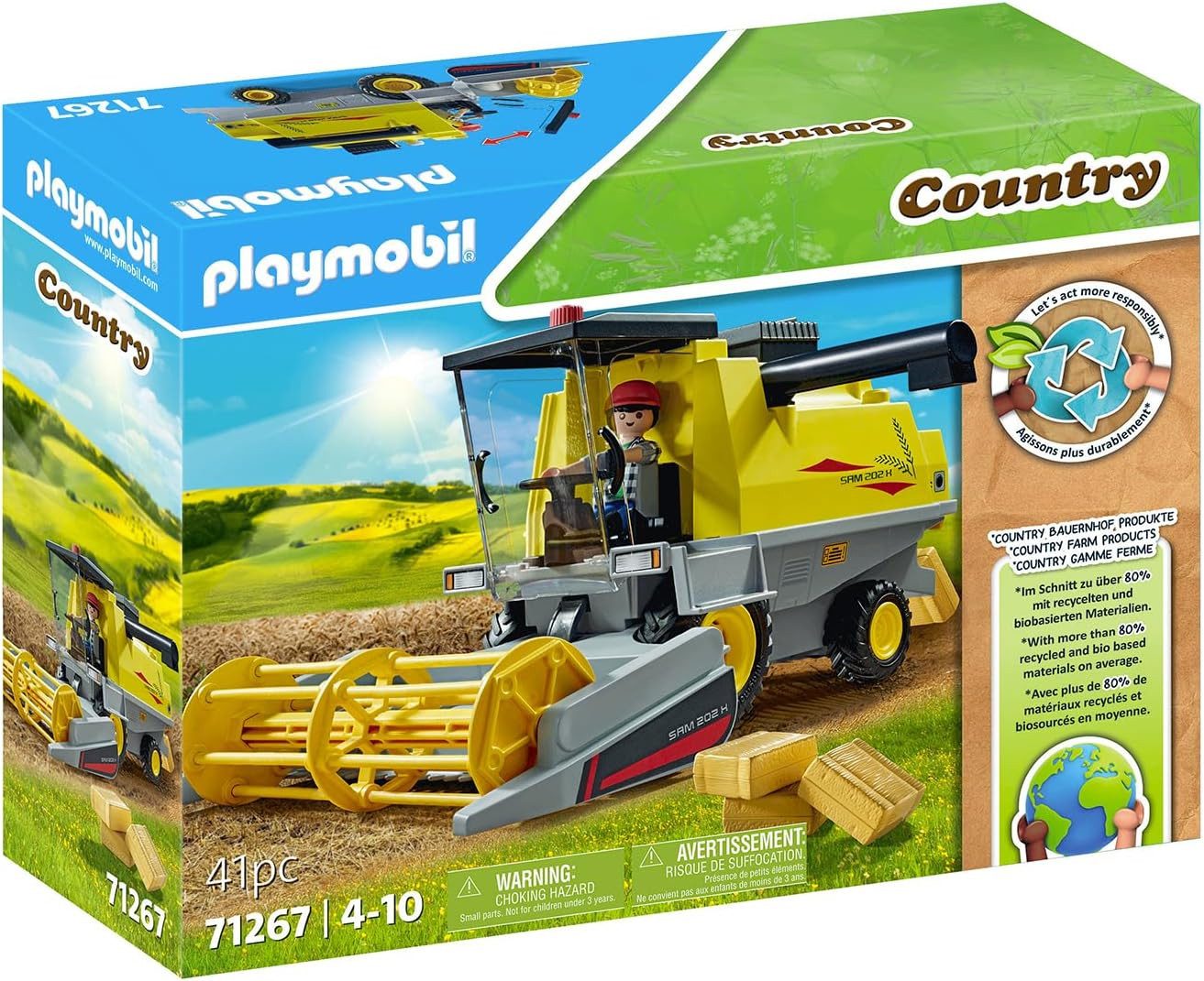 Playmobil® Spielzeug-Auto PLAYMOBIL 71267 Mähdrescher -