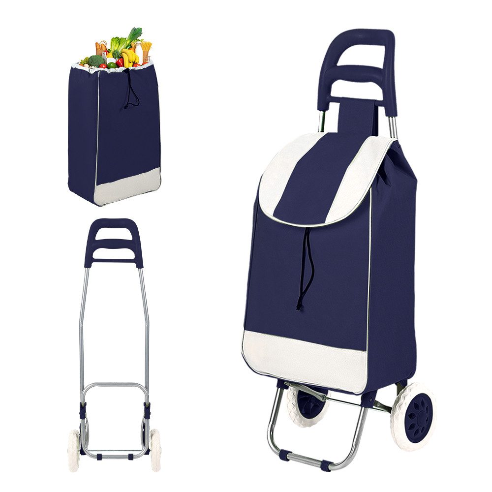 Ribelli Einkaufstrolley Einkaufstrolley mit Korb, Einkaufswagen,