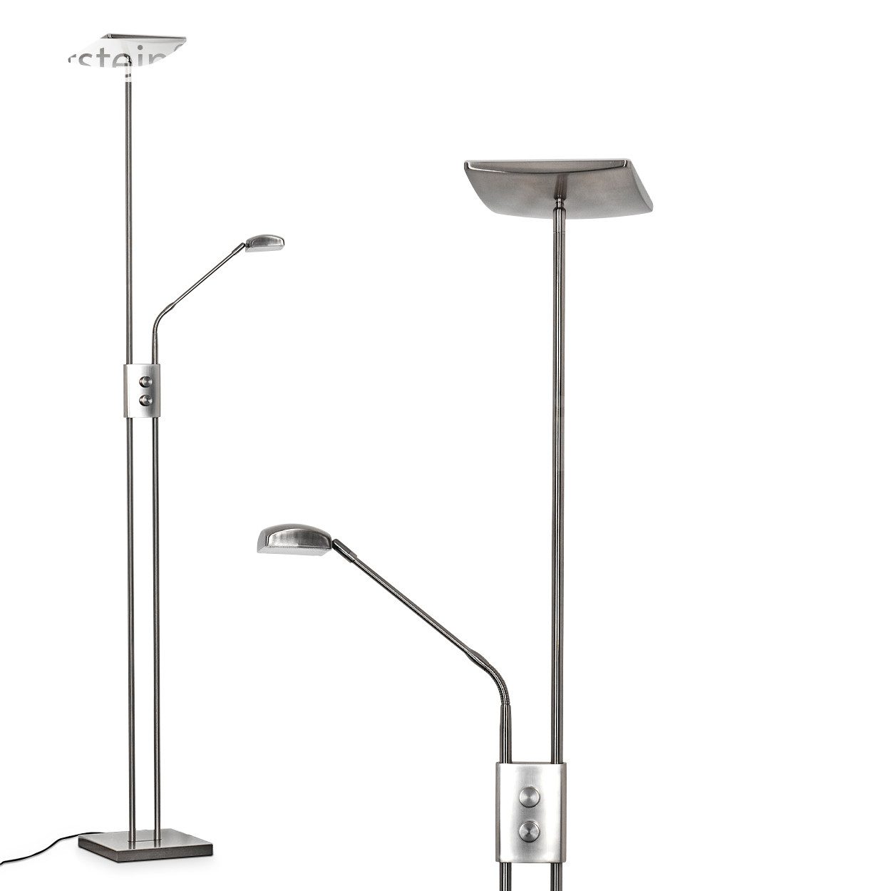 hofstein Stehlampe dimmbare Stehlampe aus Metall