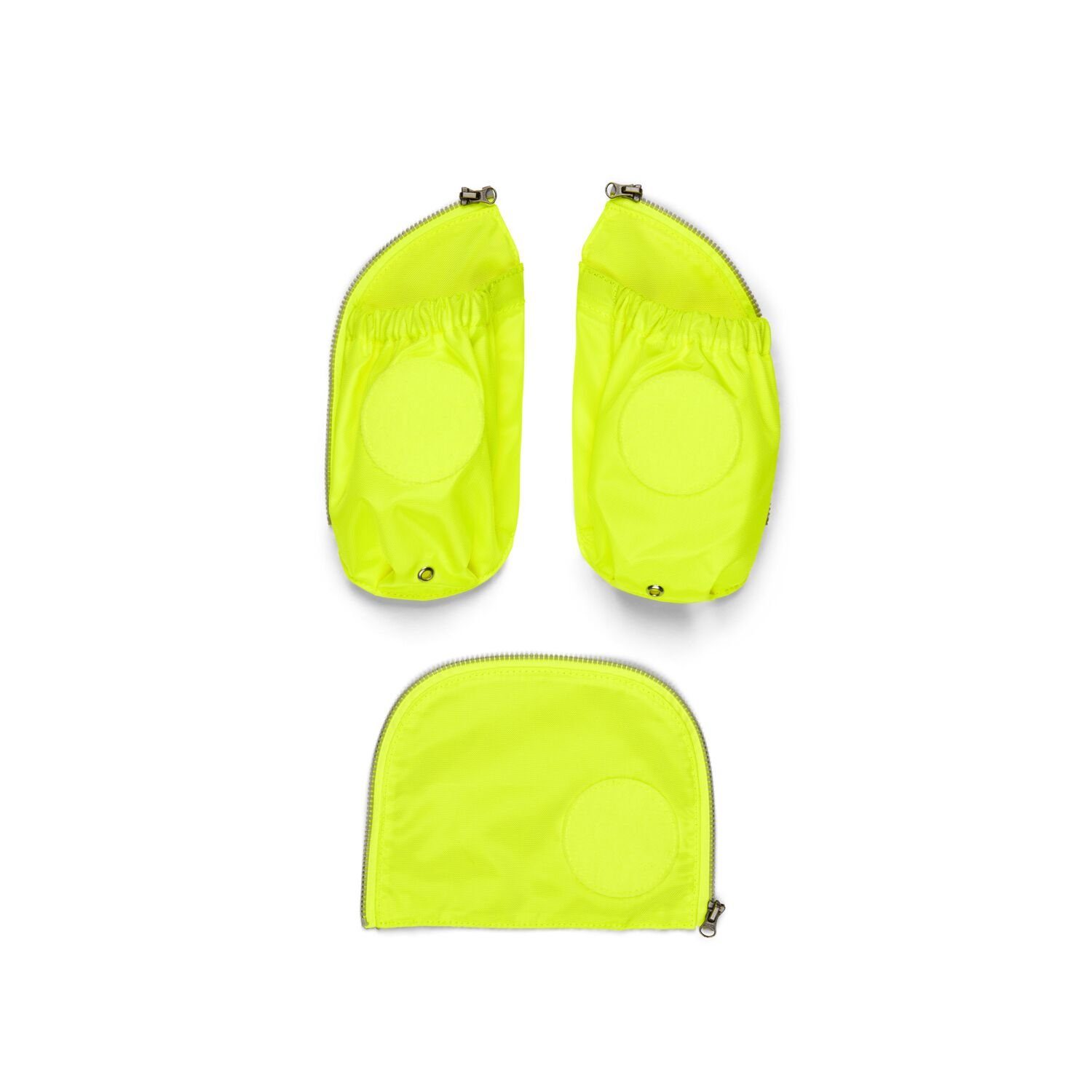 ergobag Schulranzen Fluo Seitentaschen Zip-Set Gelb