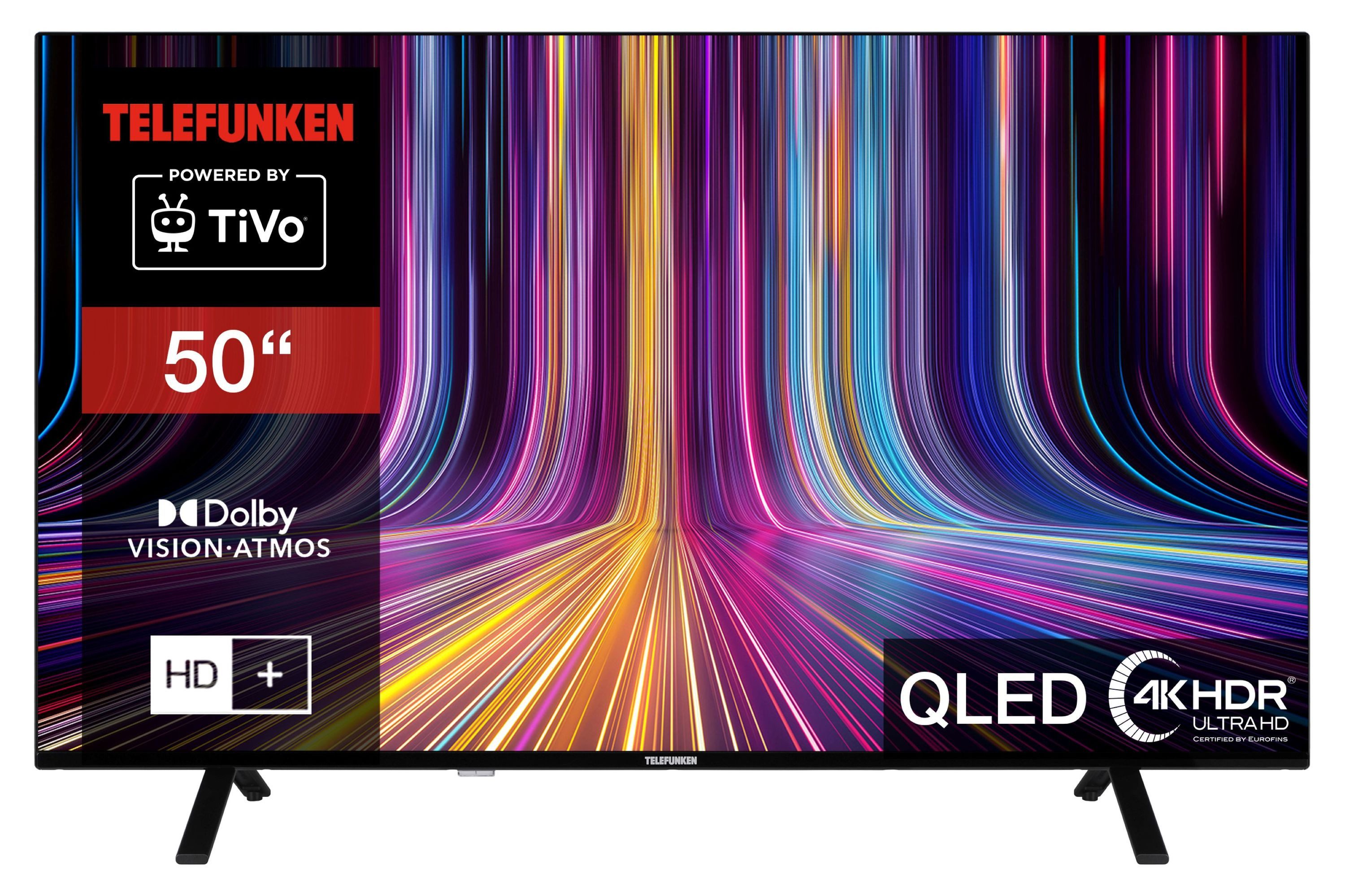 Telefunken QU50TO750S QLED-Fernseher (126 cm/50 Zoll,