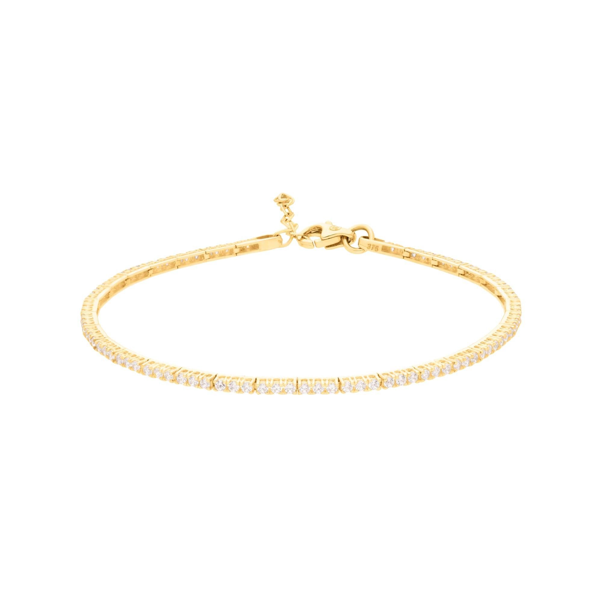 Suzan Gold Goldarmband 375er Gold Tennisarmband