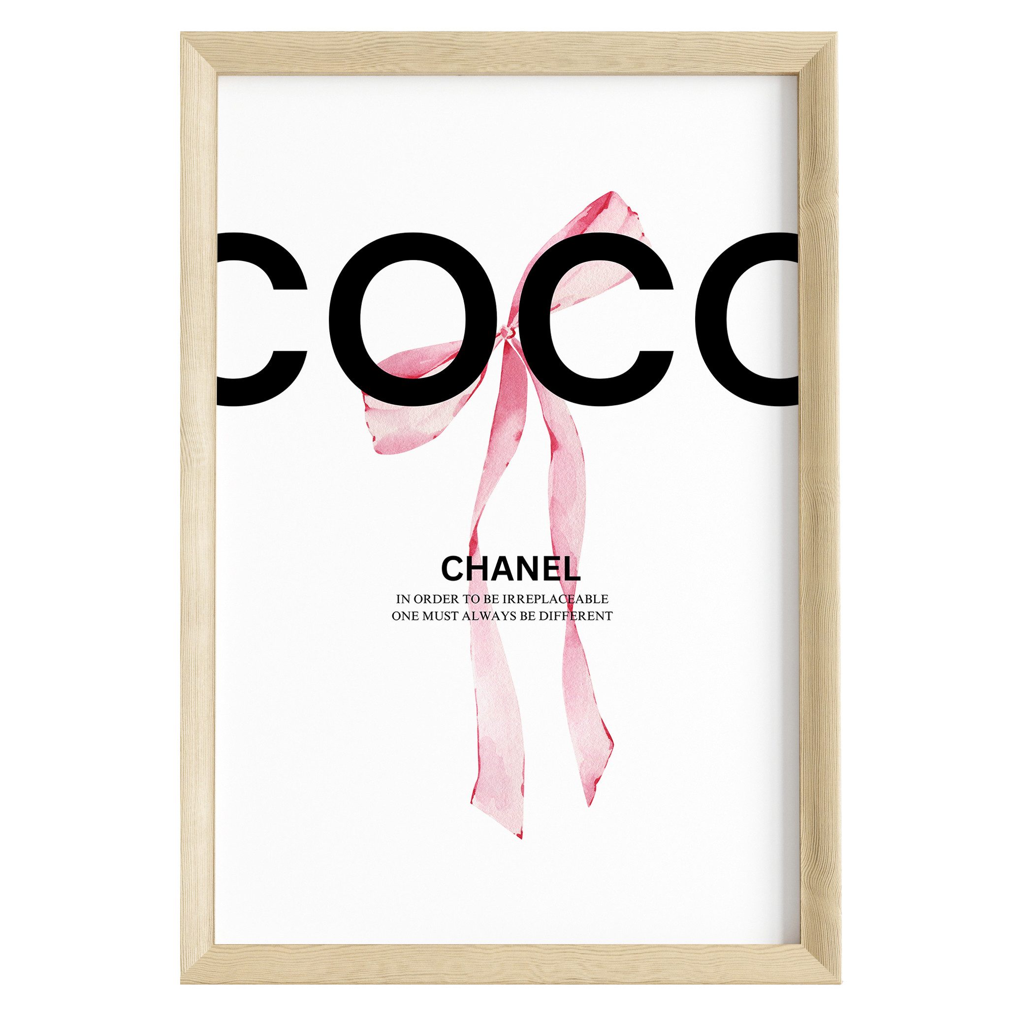 JUSTGOODMOOD Poster Premium ® Coco Chanel
