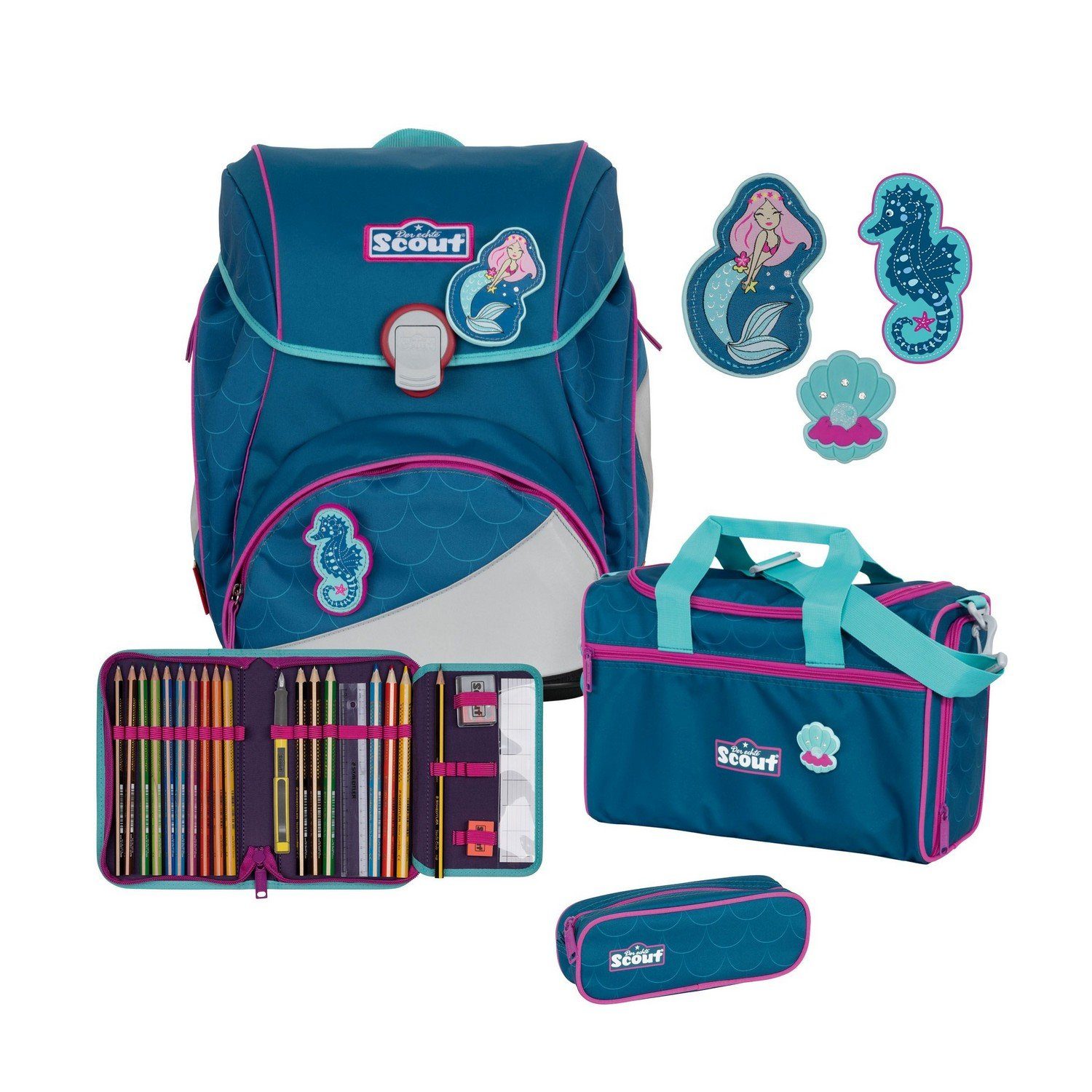 Scout Schulranzen Scout Alpha Schulranzen Set