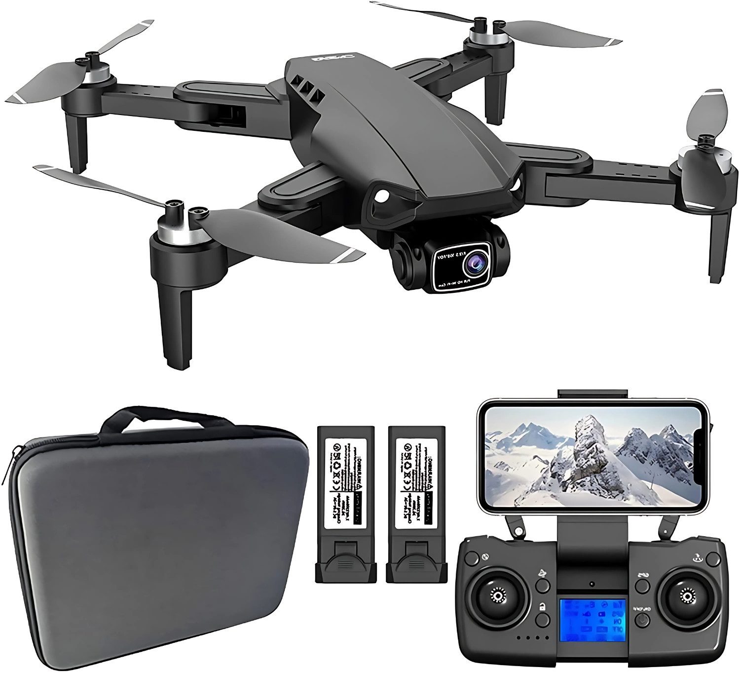 Diyarts RC-Quadrocopter (4K GPS-Drohne, mit 2