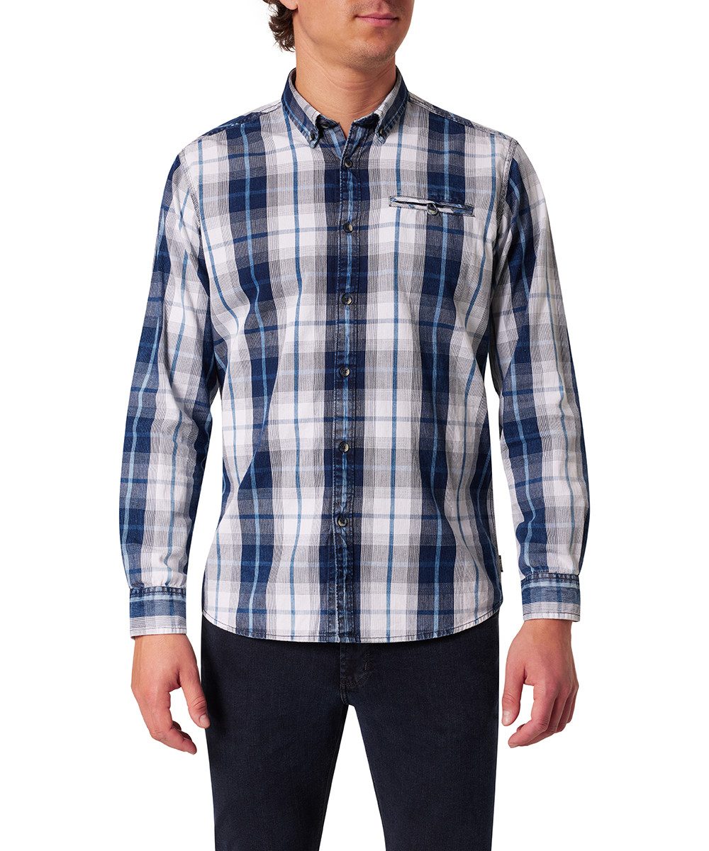 Pioneer Authentic Jeans Langarmhemd mit Karomuster