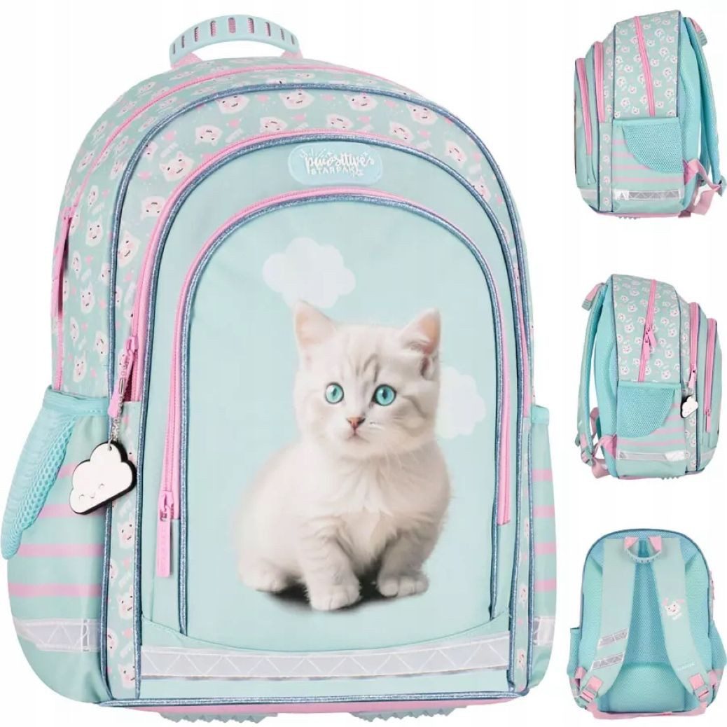 Starpak Schulrucksack Starpak Schulrucksack Mädchen Katze