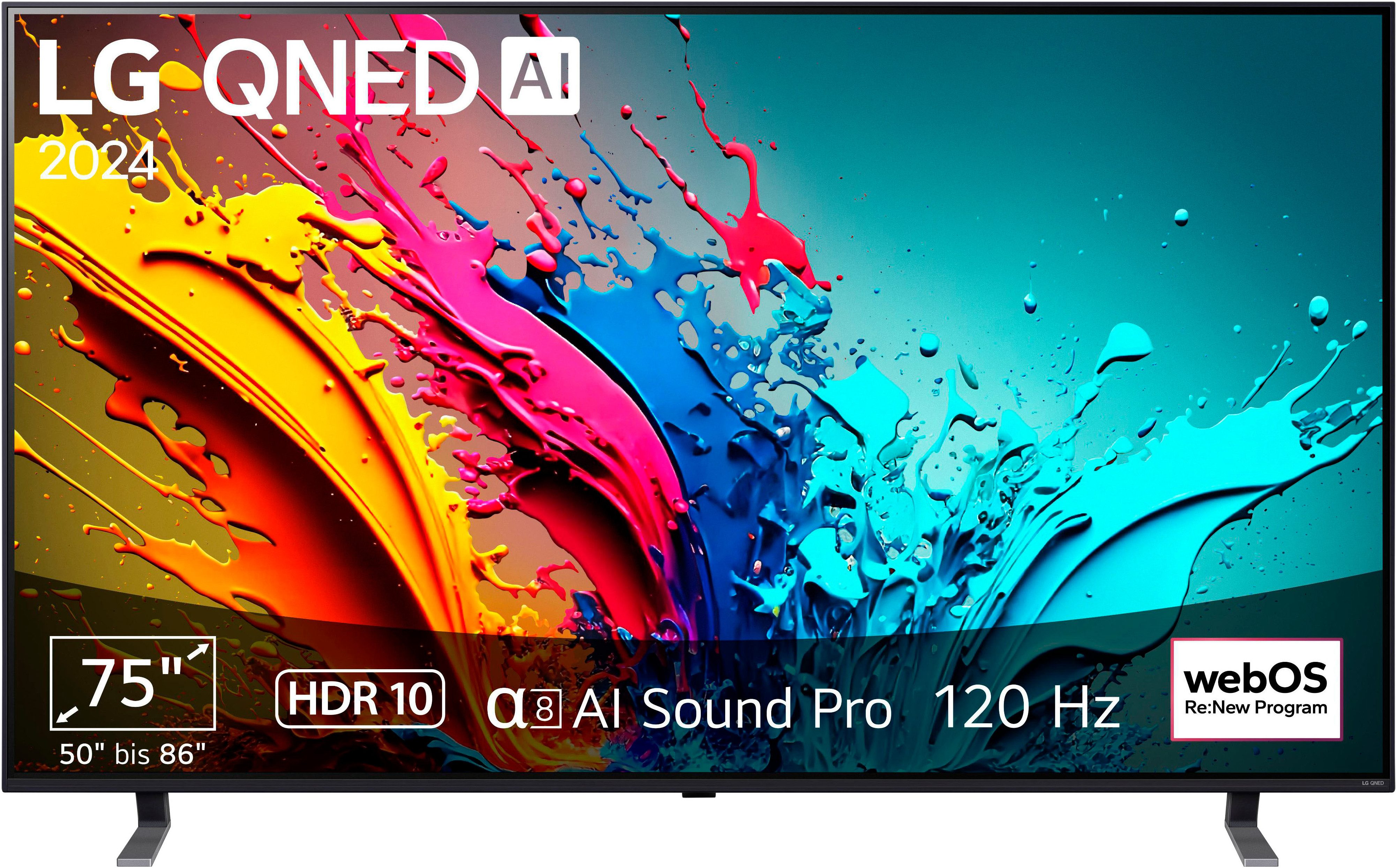 LG 75QNED85T6C QNED-Fernseher (189 cm/75 Zoll,