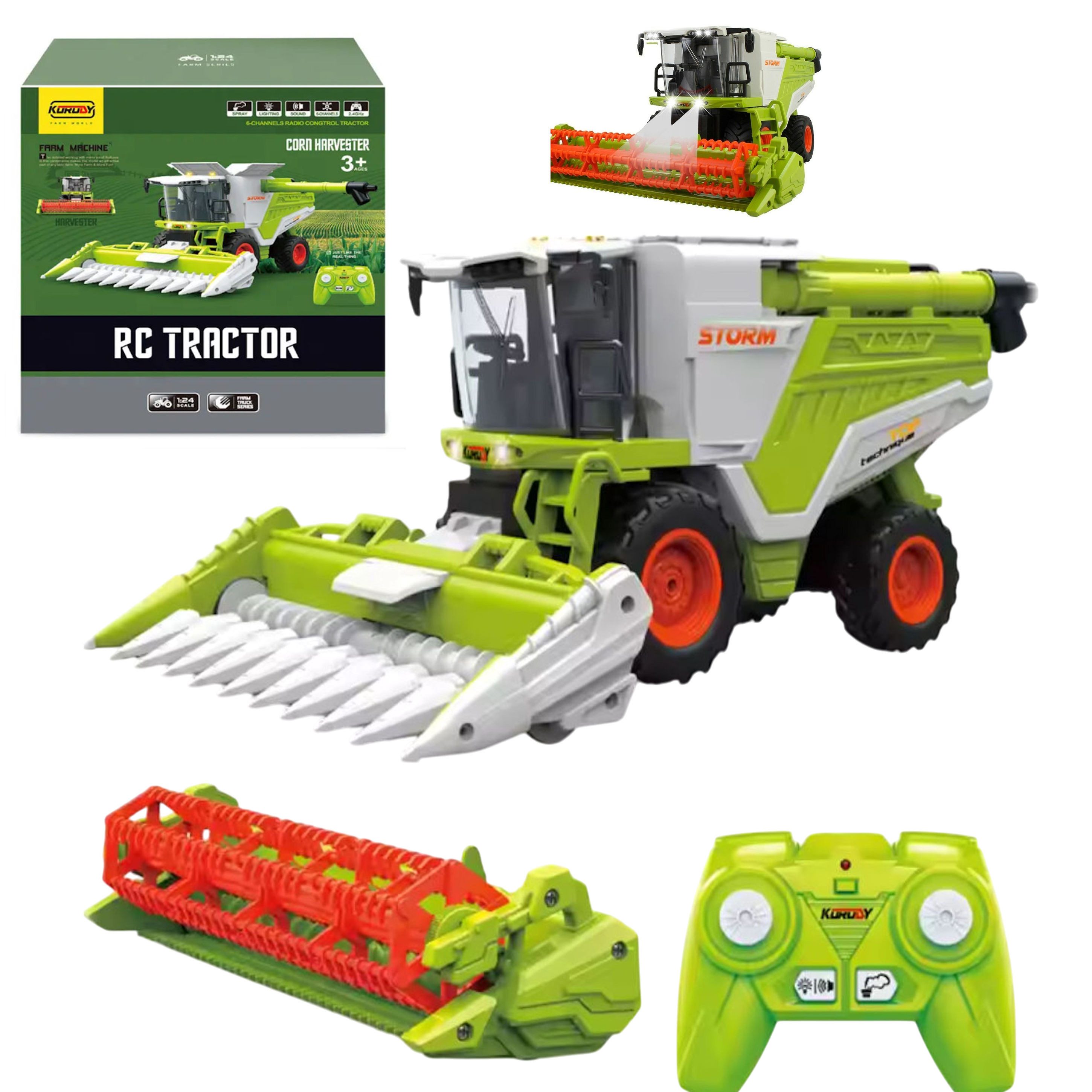 COIL RC-Traktor Bauernhof Traktor, Mähdrescher Truck,