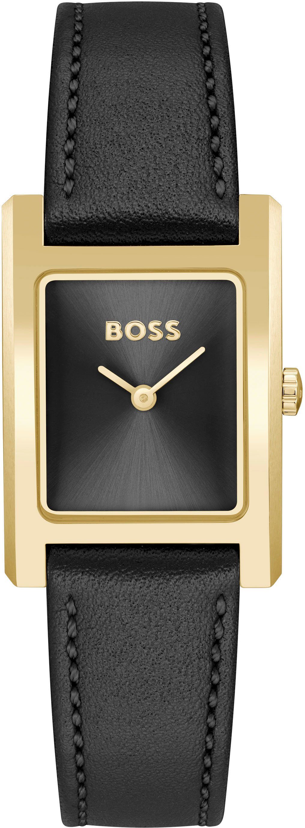 BOSS Quarzuhr LUCY 1502742, Damenuhr, Armbanduhr,