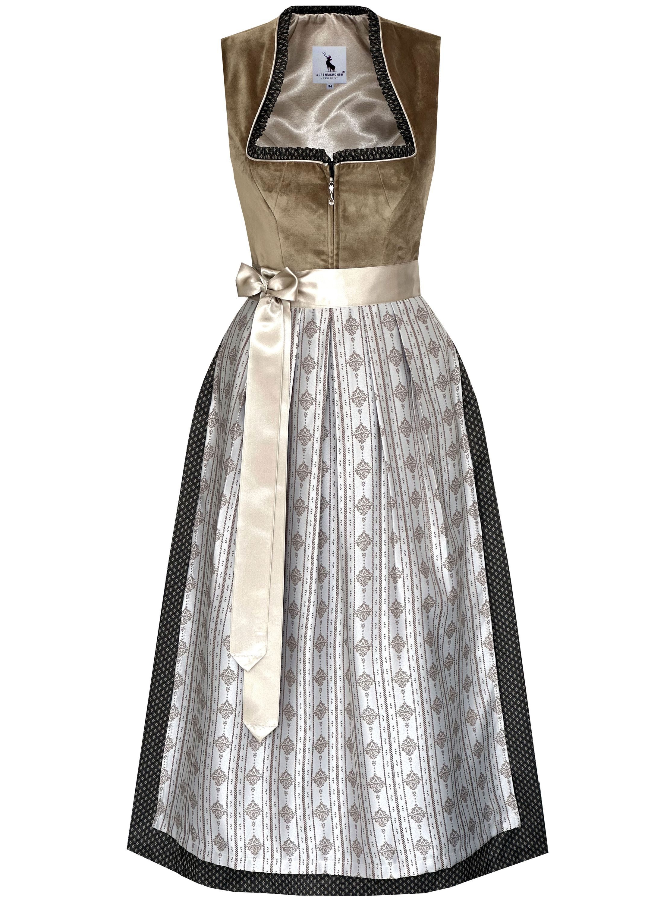 Alpenmärchen Dirndl Langes Dirndl Adele in