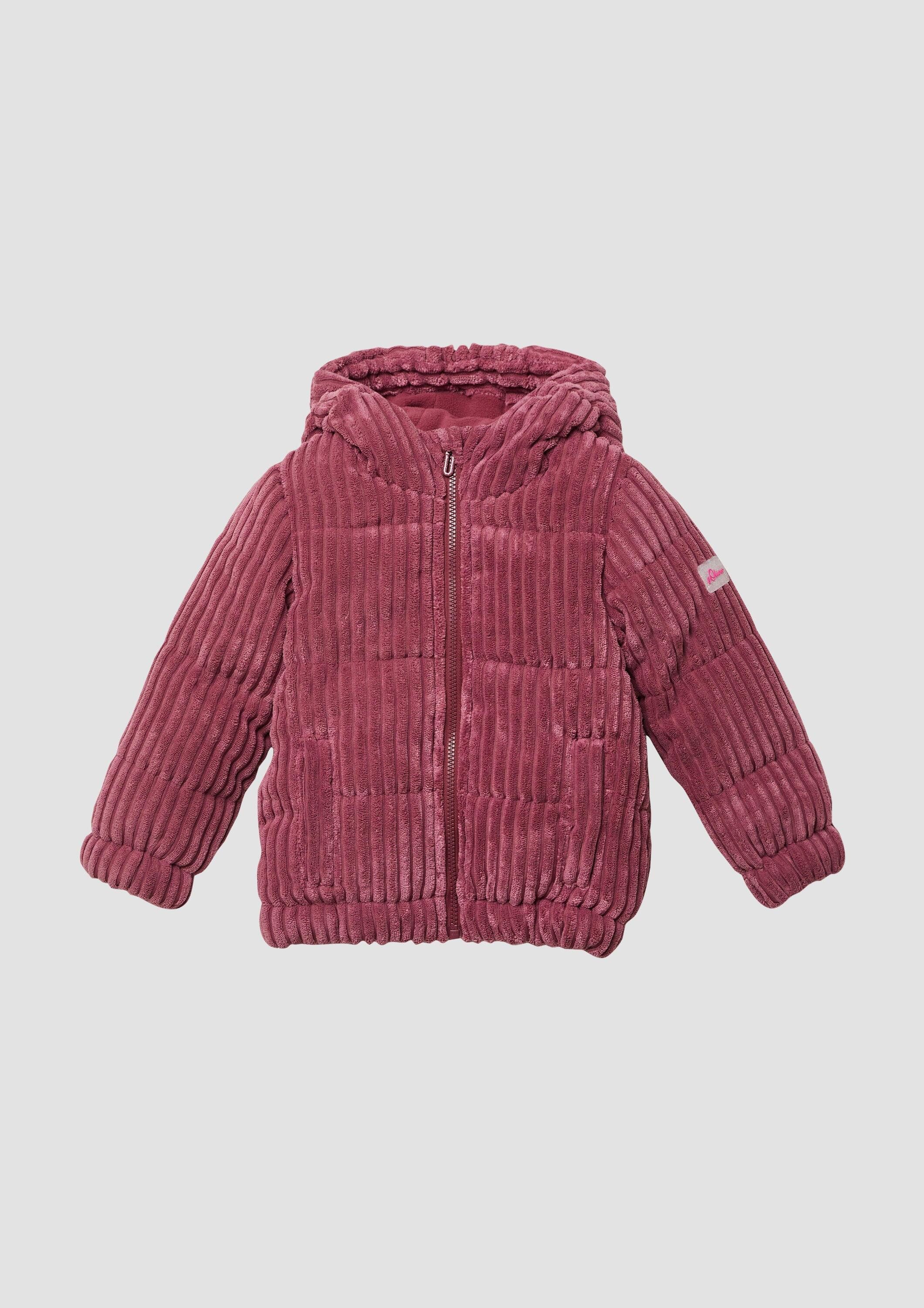 s.Oliver Winterjacke Outdoor-Jacke Gesteppte Cord-Jacke mit