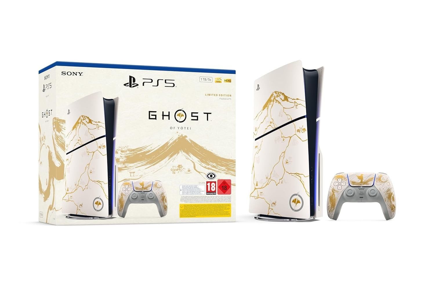 Playstation PS5 Slim Konsole Ghost of