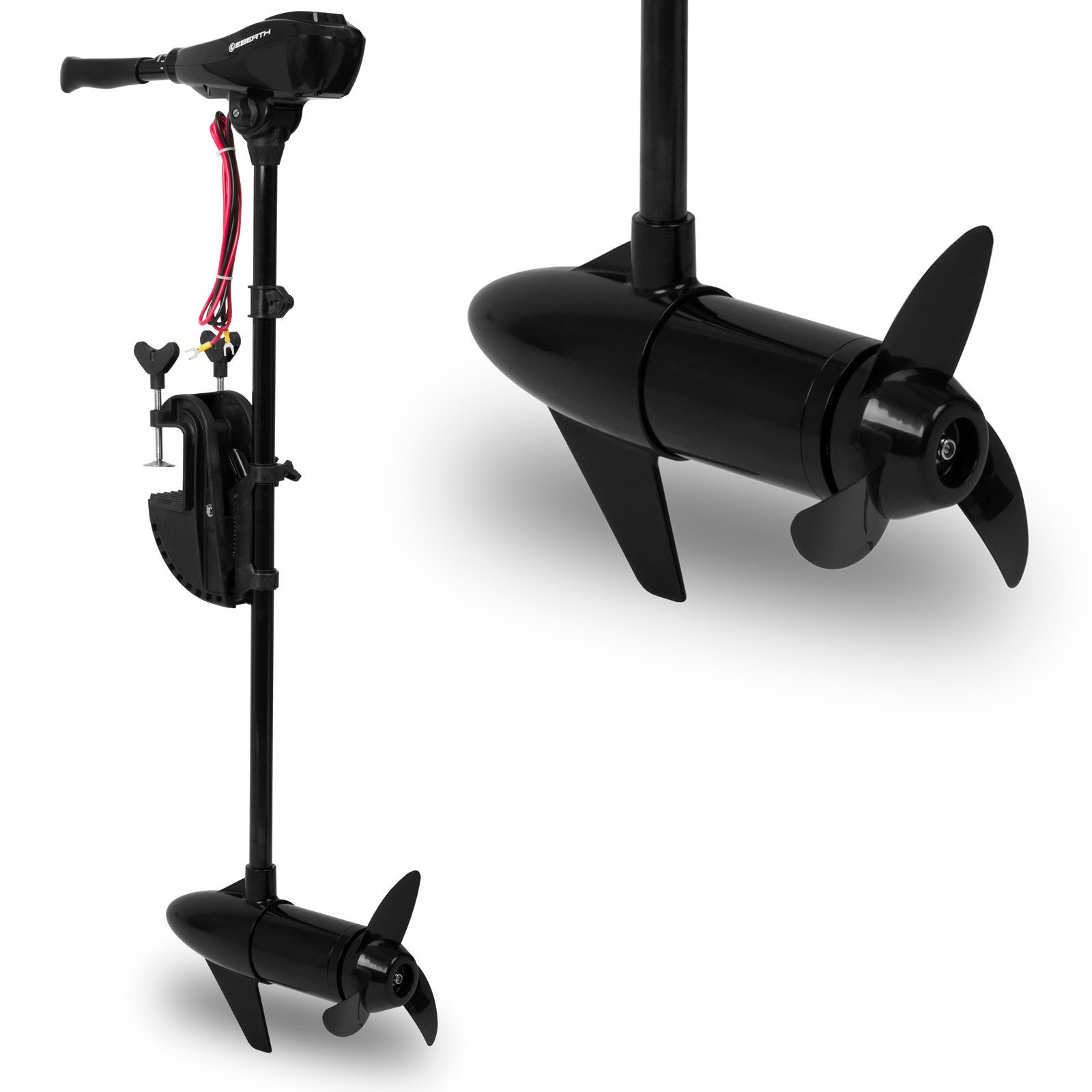 EBERTH Außenborder Elektromotor Boot, 60 lbs