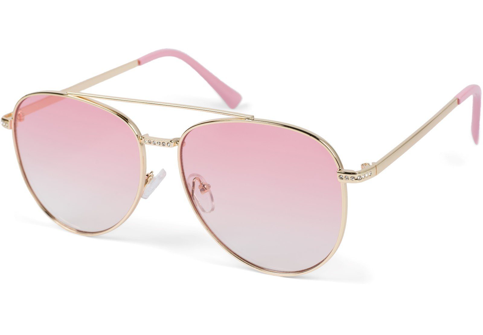 styleBREAKER Sonnenbrille Piloten Sonnenbrille mit Strass