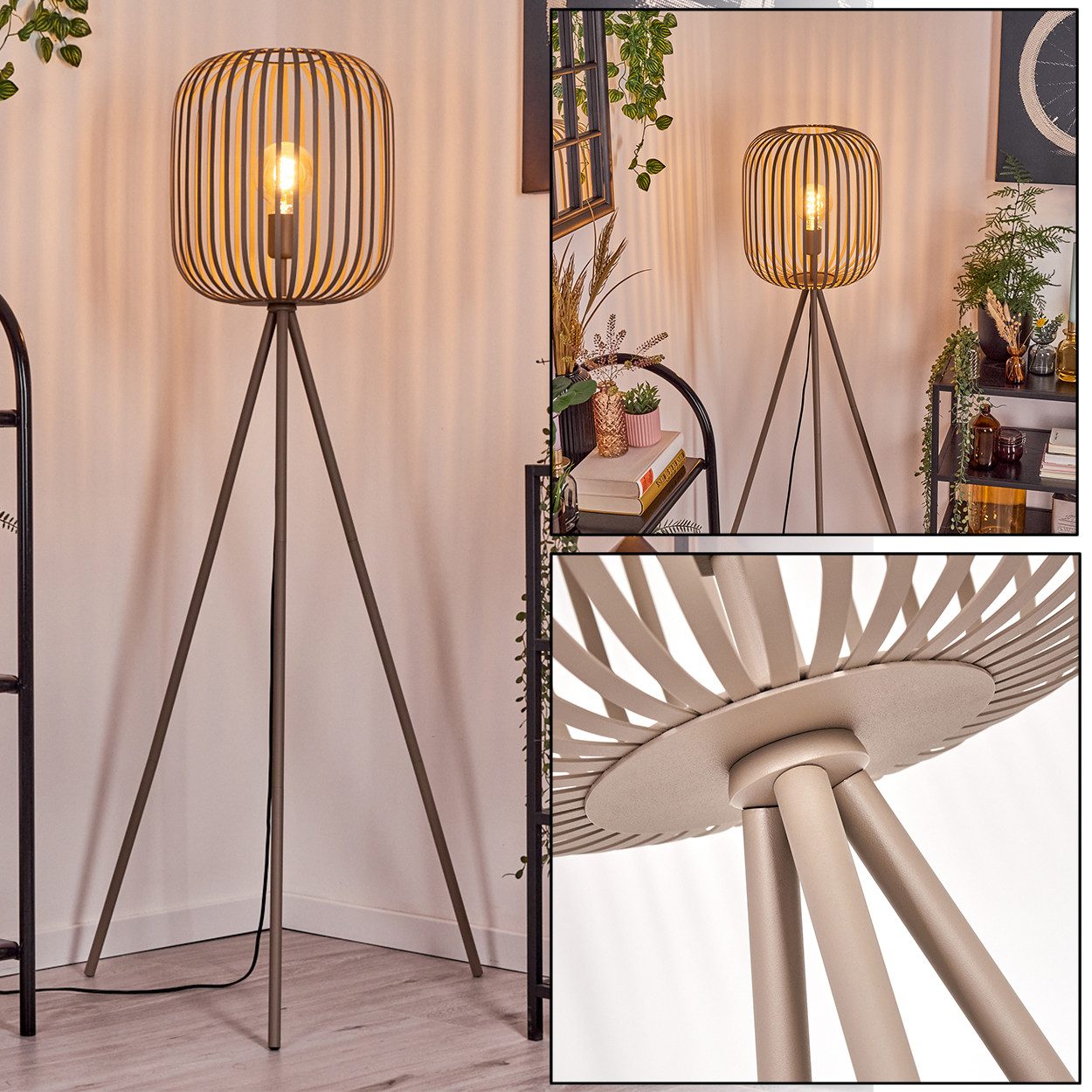 hofstein Stehlampe Stehlampe aus Metall in