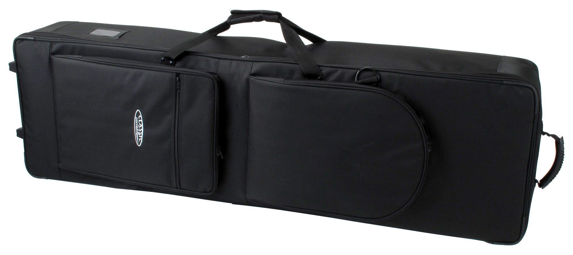 Classic Cantabile Piano-Transporttasche Keyboardtasche mit Rollen