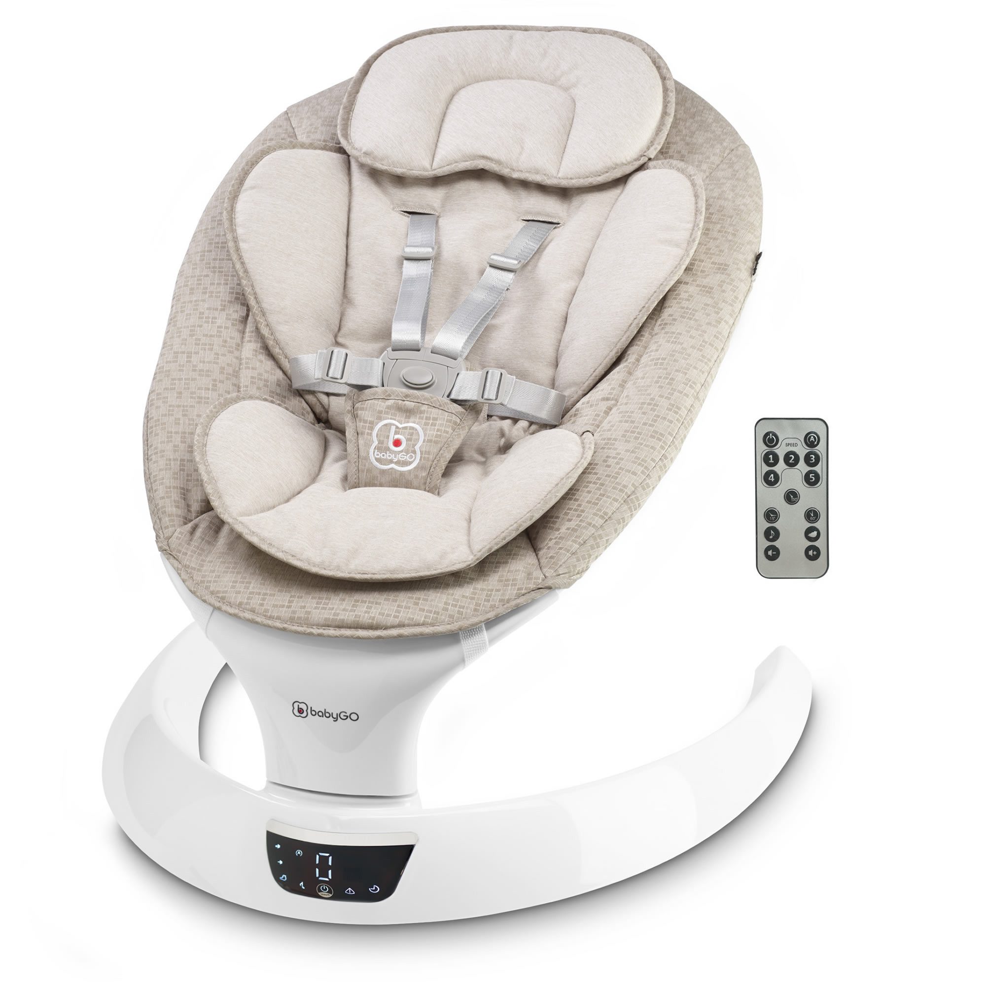 BabyGo Babywippe Elektrische Wippe mit Musik