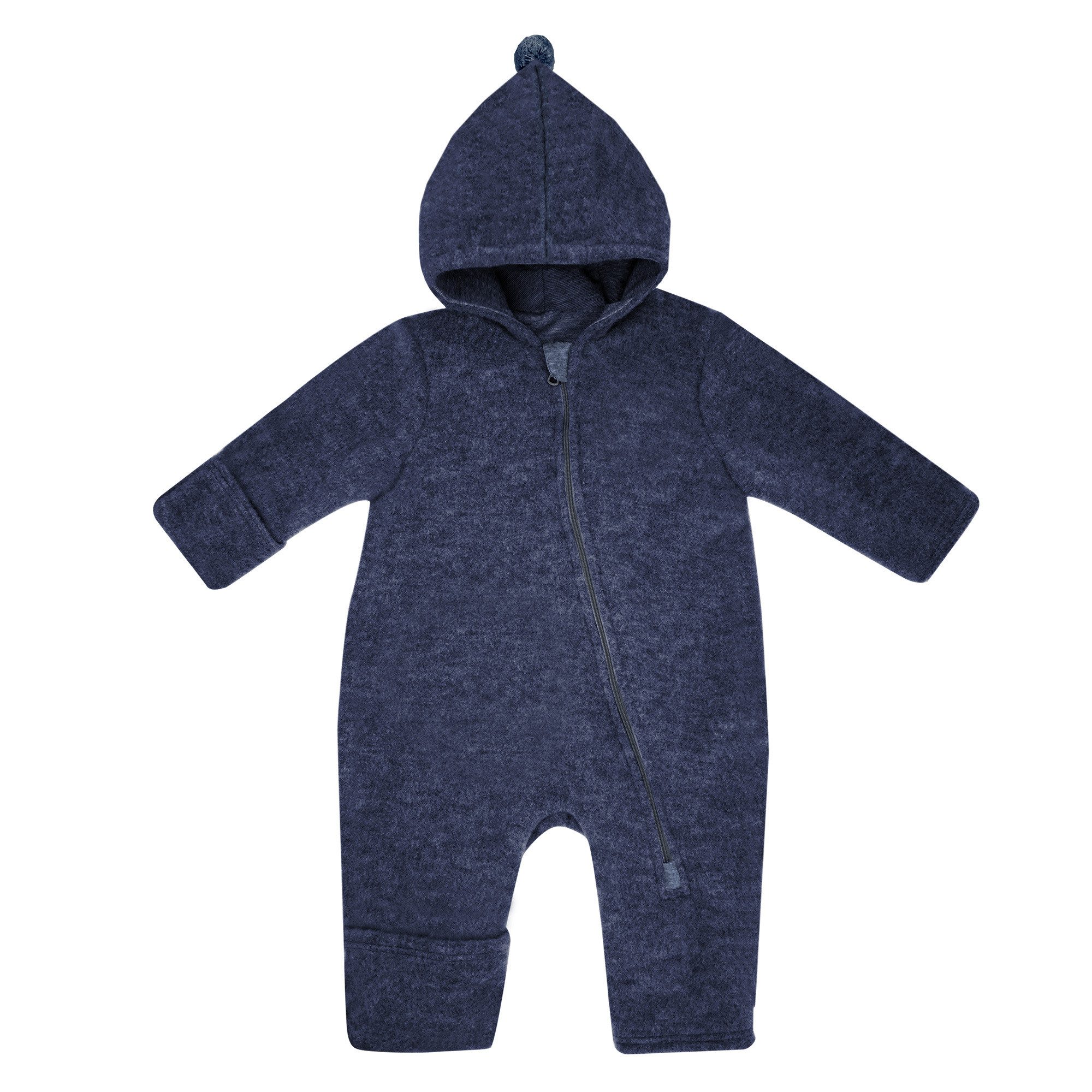 MAXIMO Overall GOTS BABY-Overall, Wollfleece Reißverschluss,