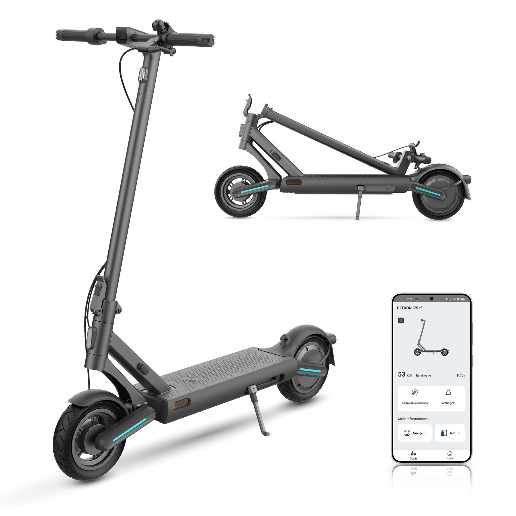 Odys E-Scooter ULTRON i75 E-Scooter, 20