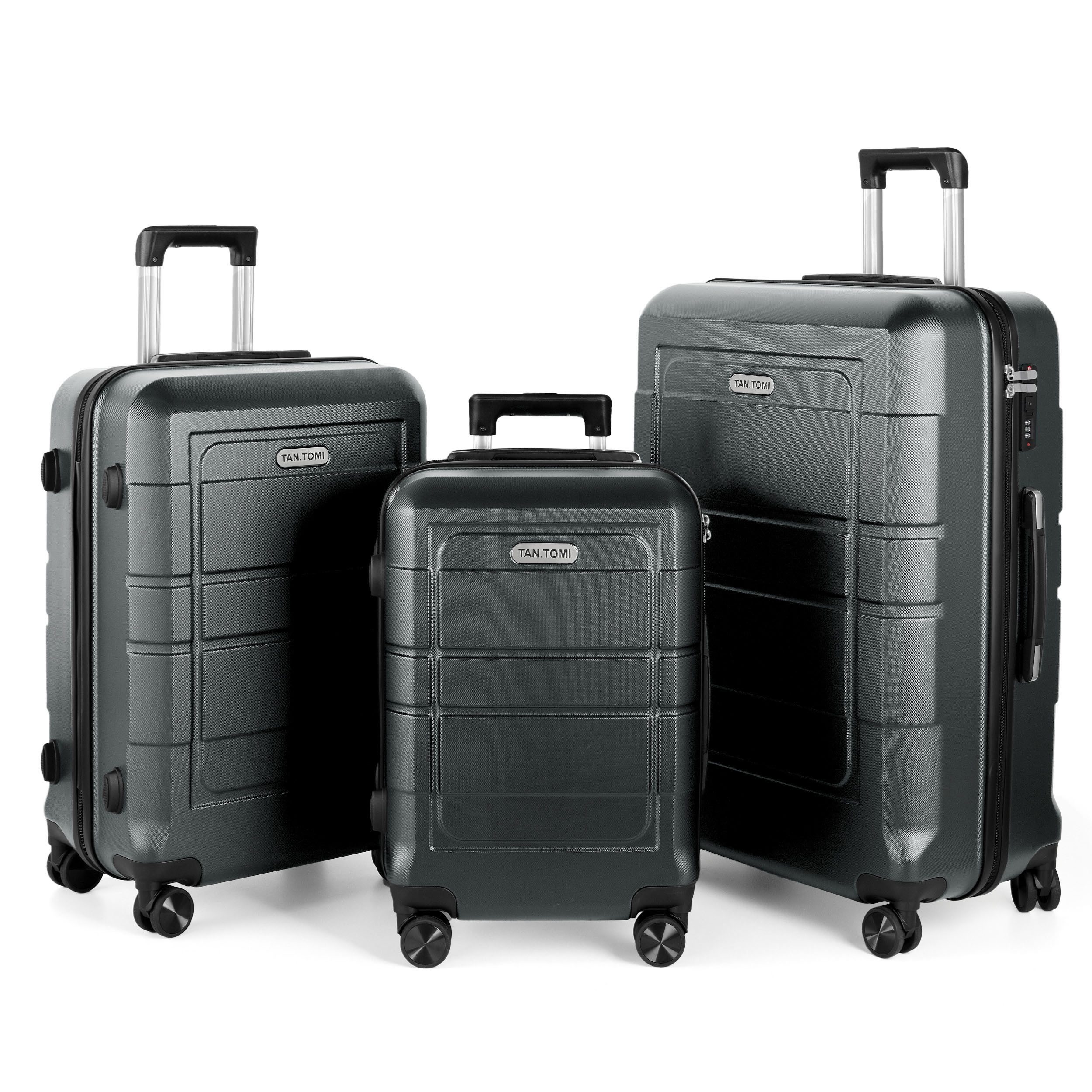 TAN.TOMI Kofferset Hartschale Trolley Koffer Leicht