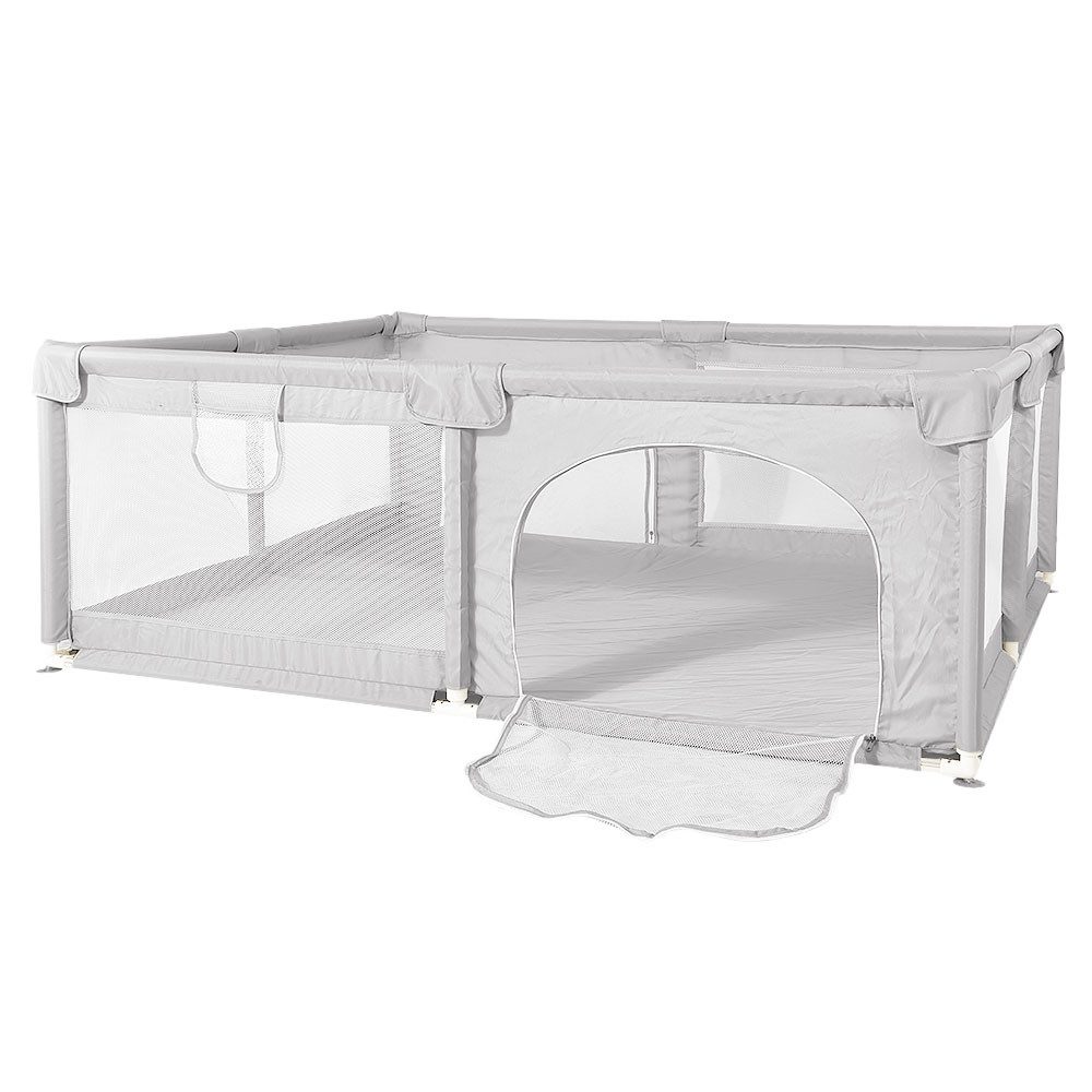 JEOBEST Laufgitter Laufstall Baby mit Spielmatte