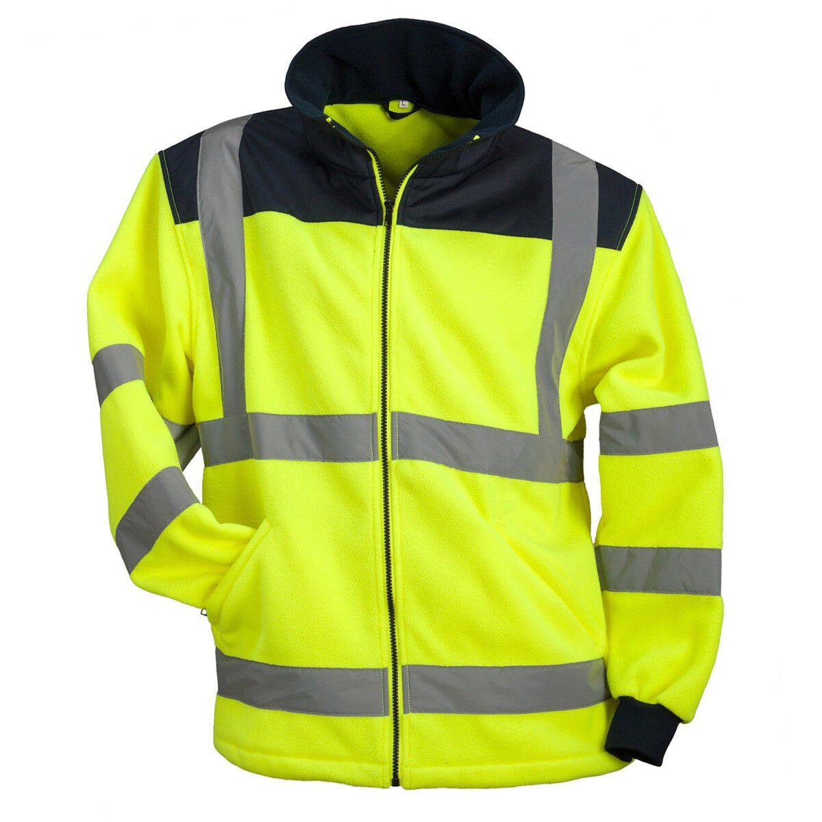 Urgent Winterjacke Fleece Warnjacke Winterjacke Warnschutzjacke