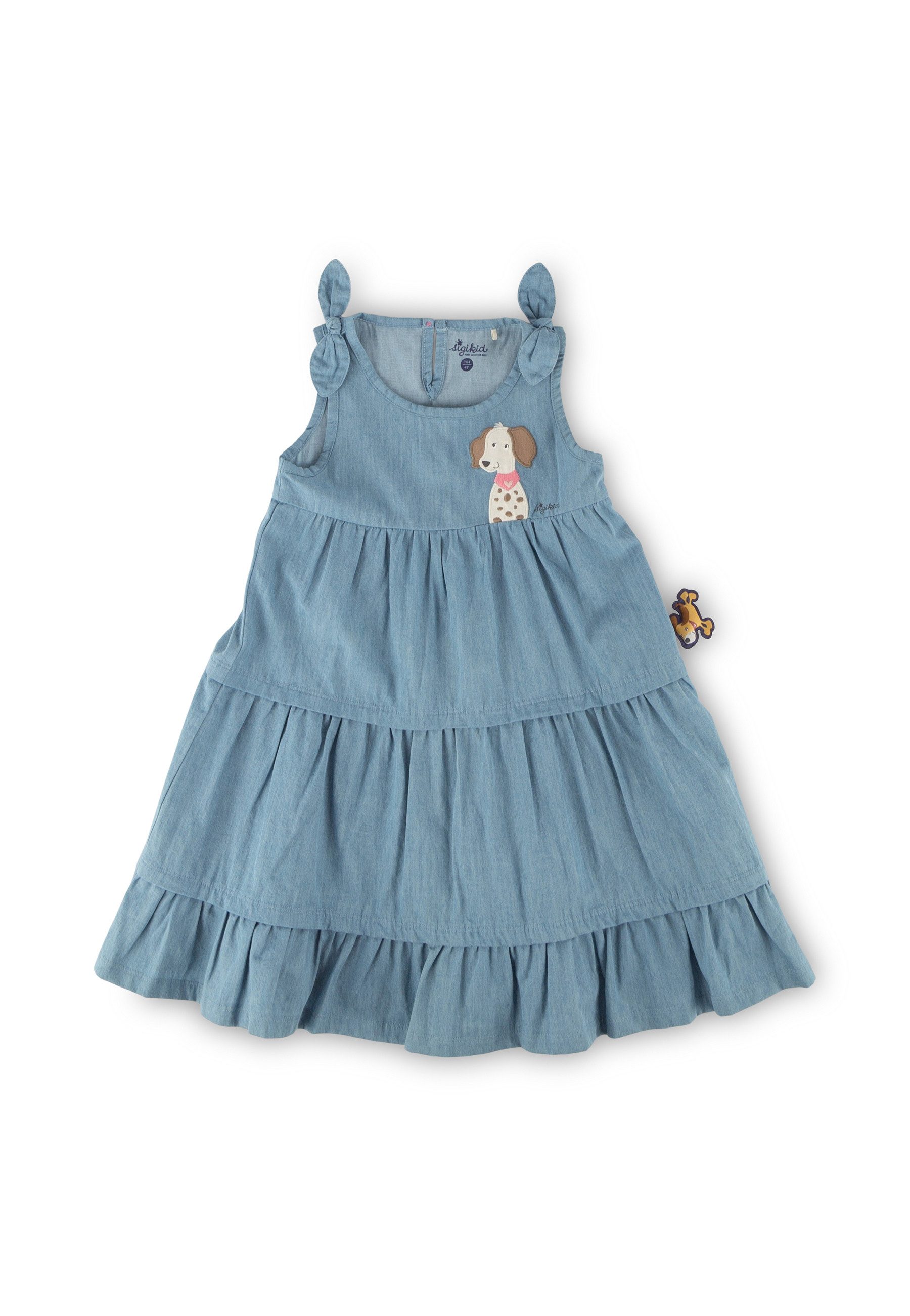 Sigikid Sommerkleid Chambray-Kleid Funny Dog für