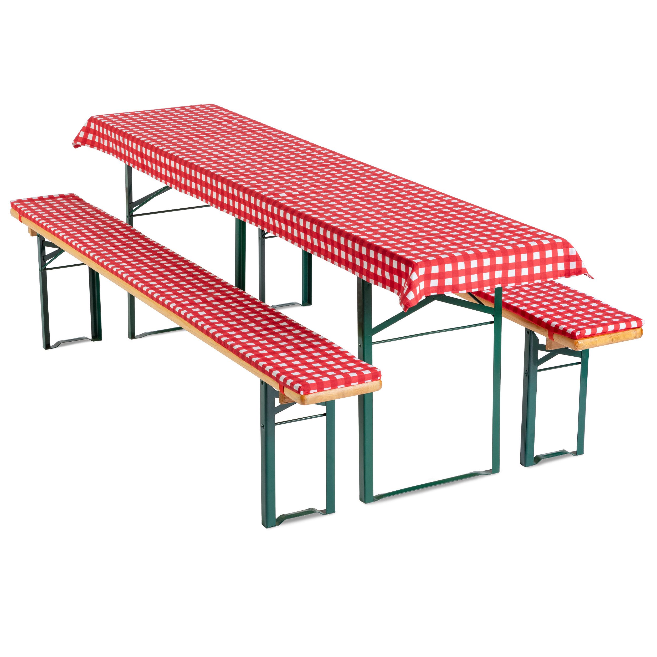 Gräfenstayn Bankauflage Biertischauflagen Sitzpolsterung Bierzeltgarnitur, 70x220cm