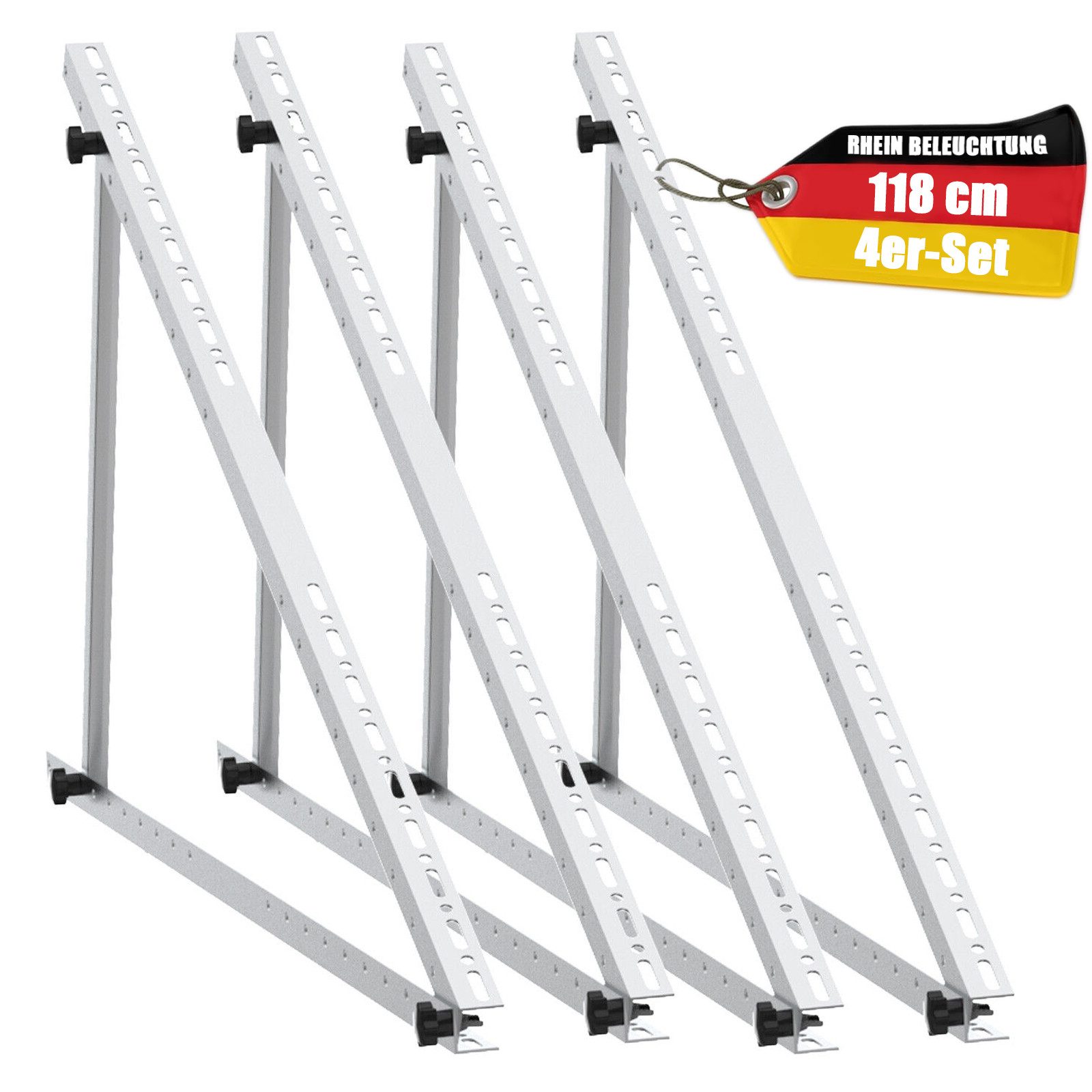 Rhein Beleuchtung Solaranlage 118 cm Universalhalterung